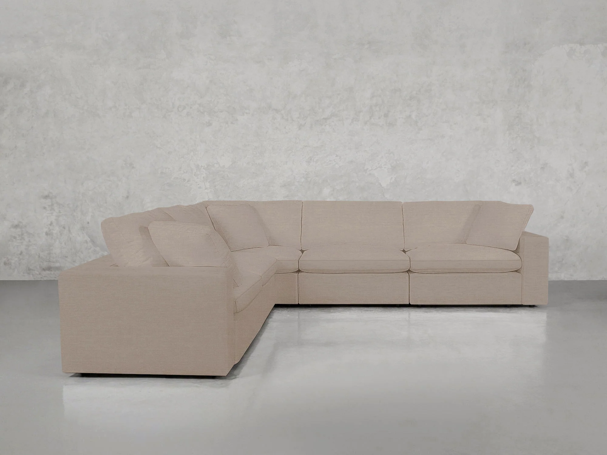 5-Seat Modular Corner Sectional - Image 140