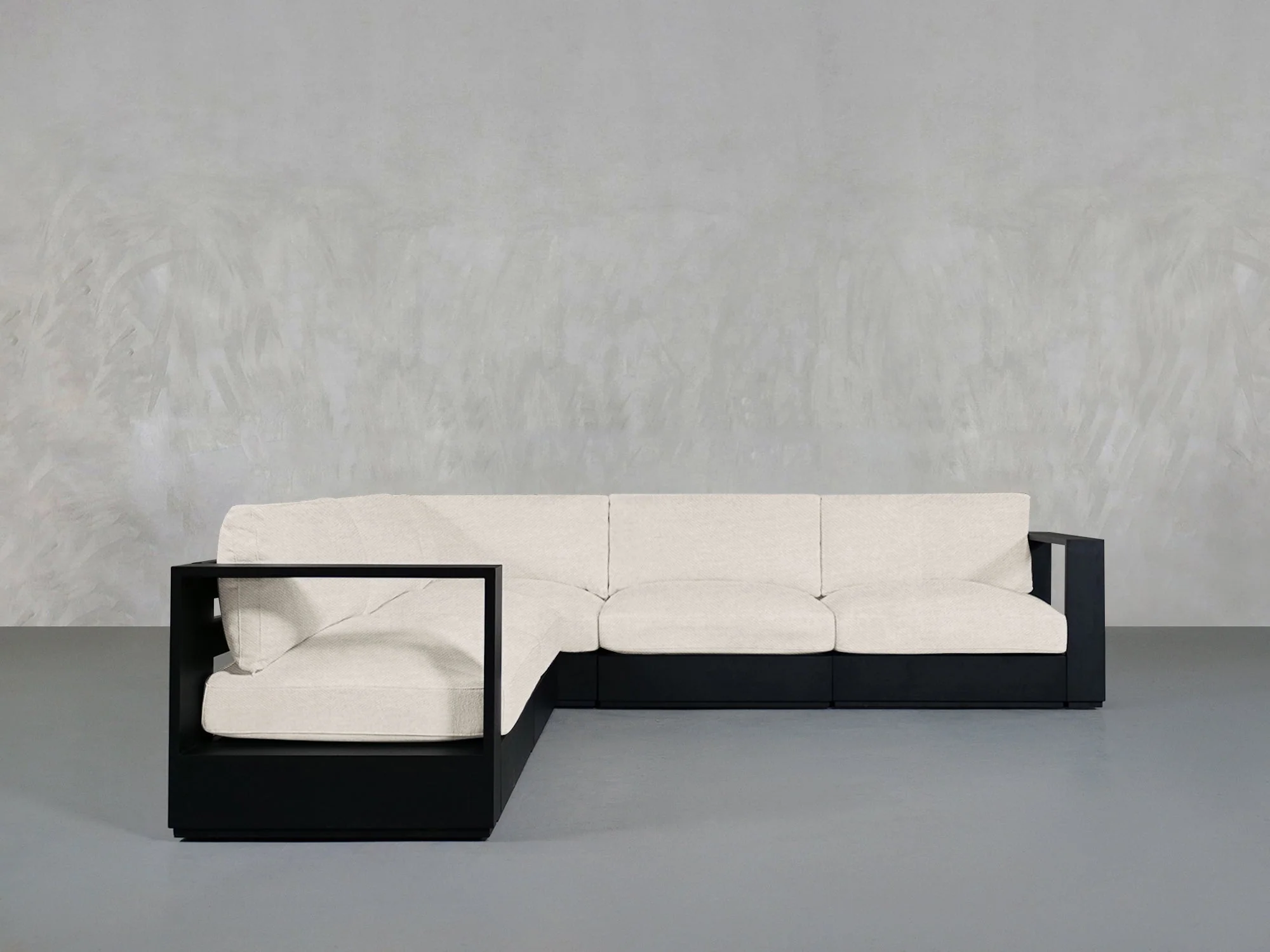 5-Seat Modular Corner Sectional Aluminum Outdoor - Image 12