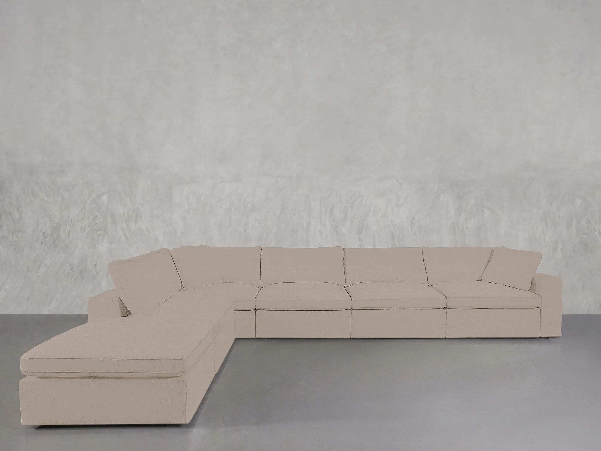 6-Seat Modular Corner Lounger Sectional - Image 139