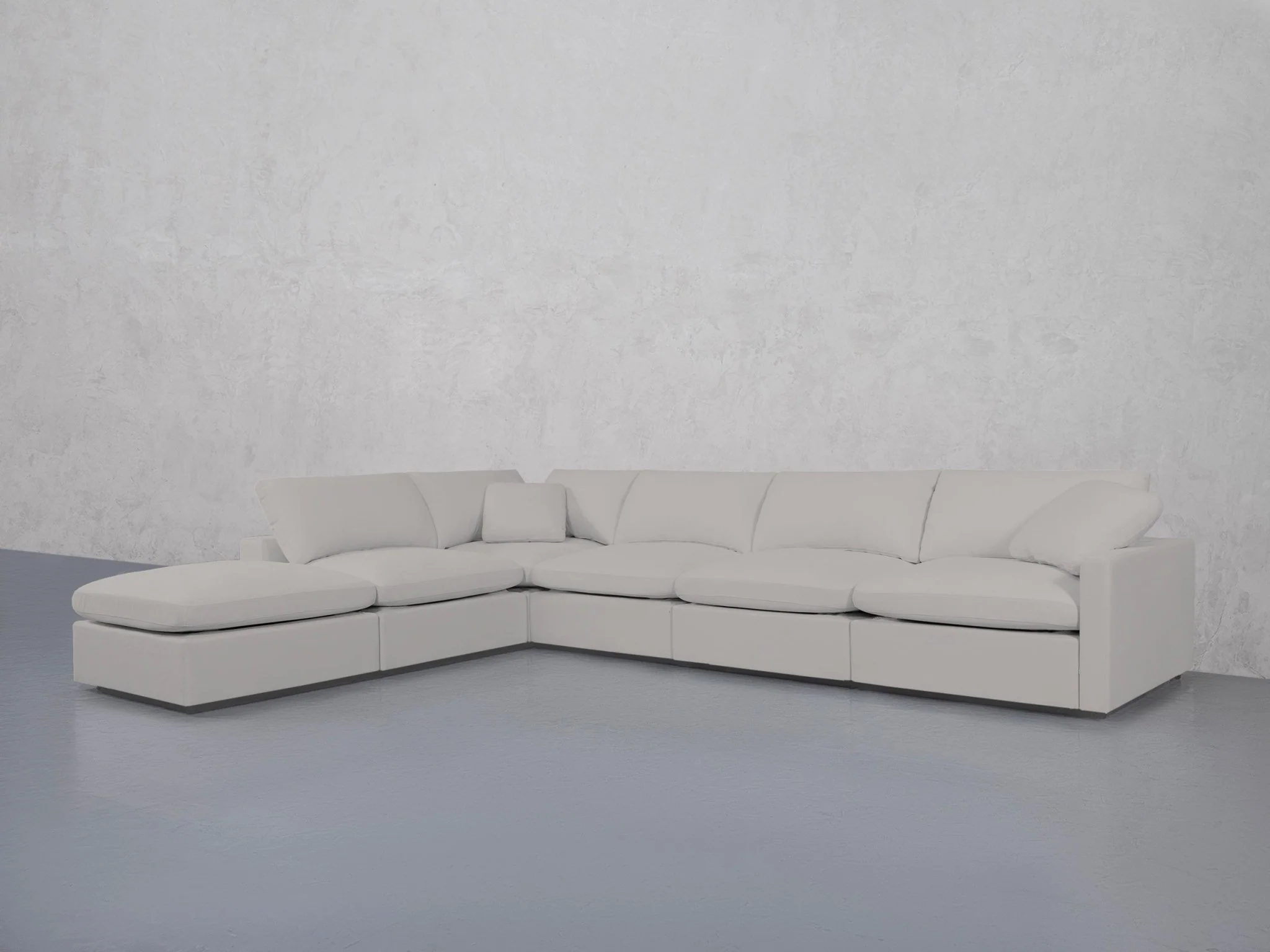 6-Seat Modular Corner Lounger Sectional (Thin Arms) - Image 100