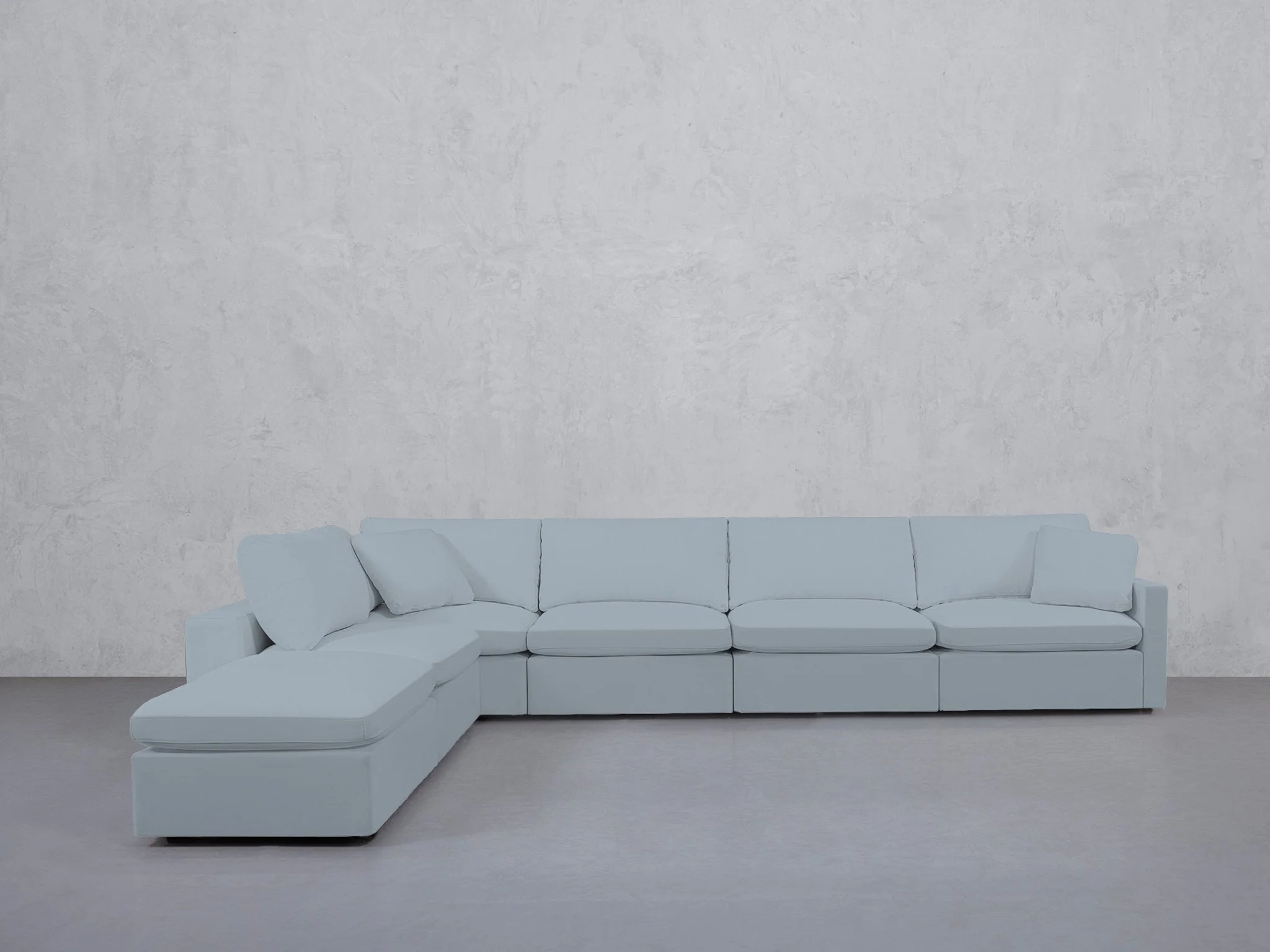 6-Seat Modular Corner Lounger Sectional (Thin Arms) - Image 120