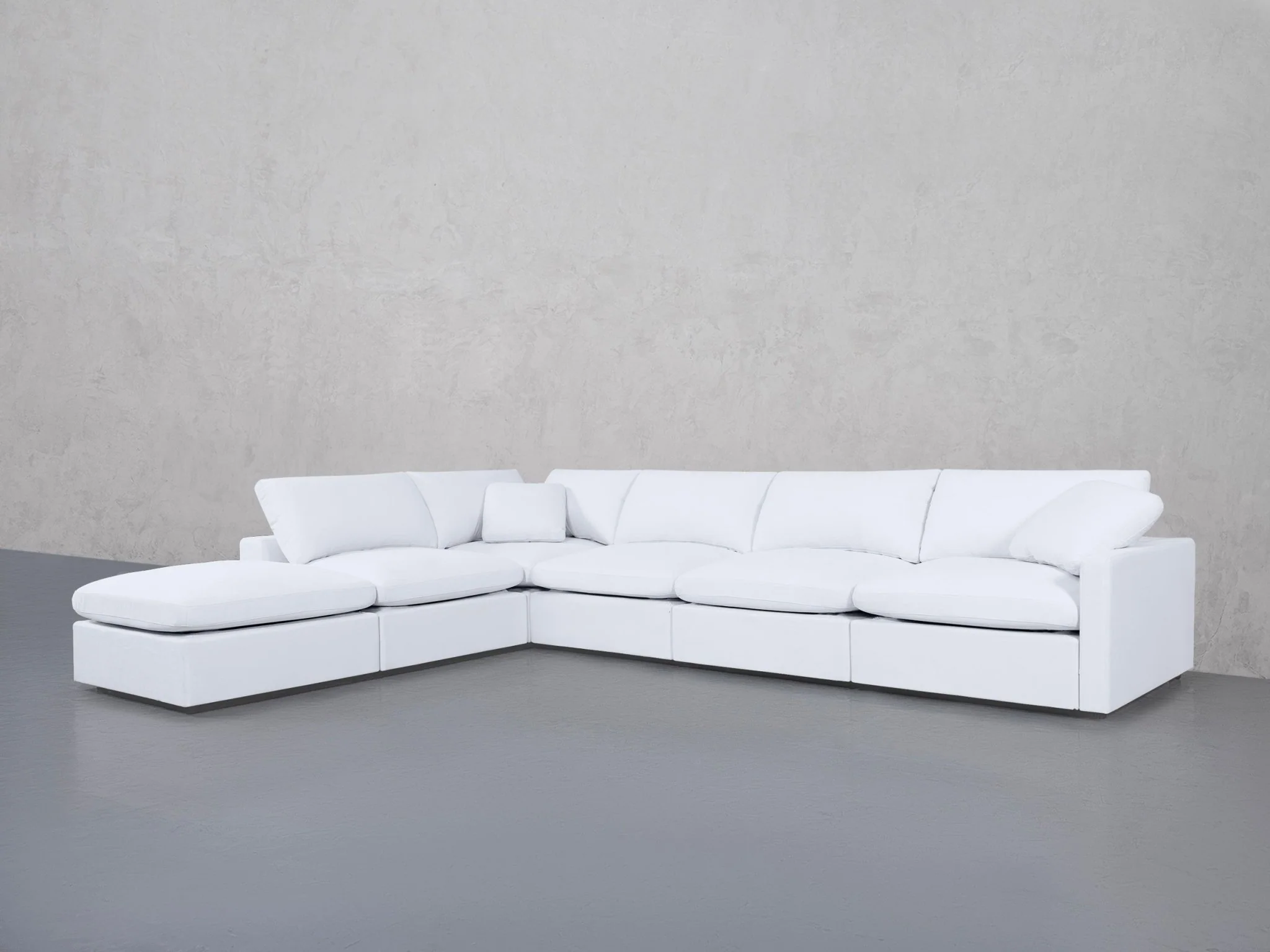 6-Seat Modular Corner Lounger Sectional (Thin Arms) - Image 135