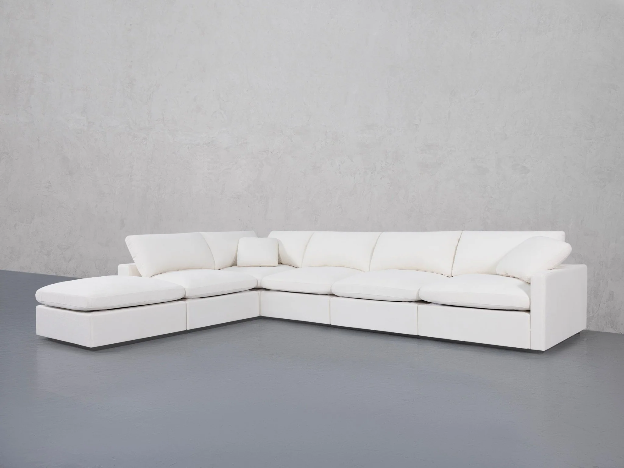 6-Seat Modular Corner Lounger Sectional (Thin Arms) - Image 140