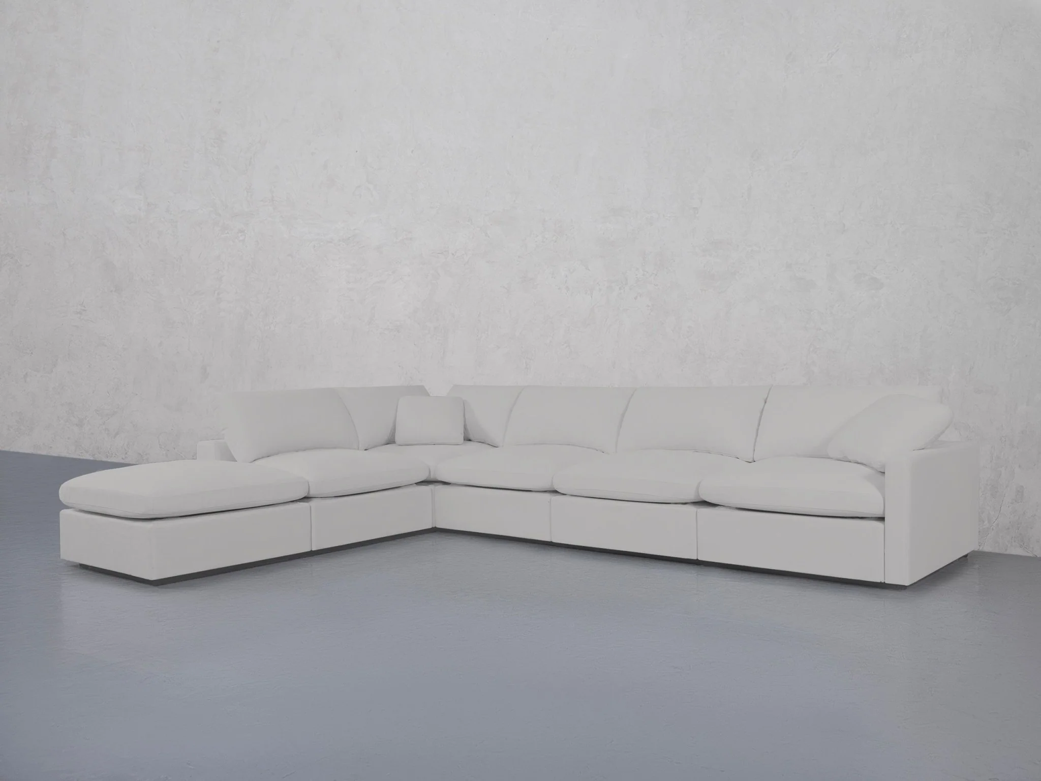 6-Seat Modular Corner Lounger Sectional (Thin Arms) - Image 145