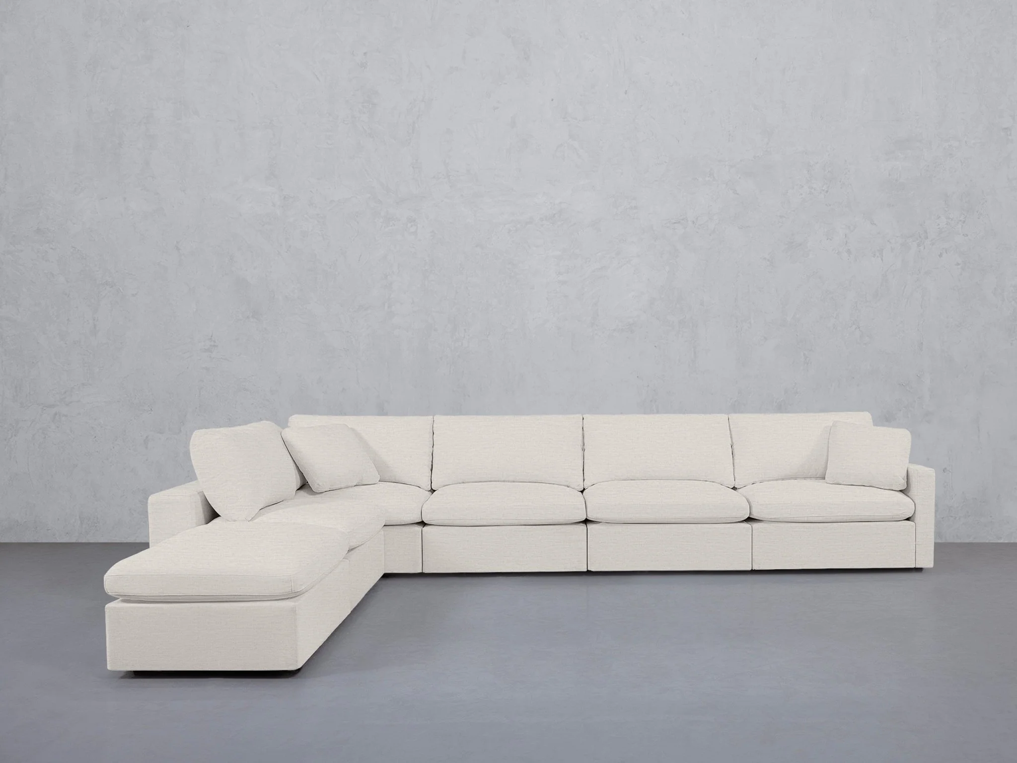 6-Seat Modular Corner Lounger Sectional (Thin Arms) - Image 15