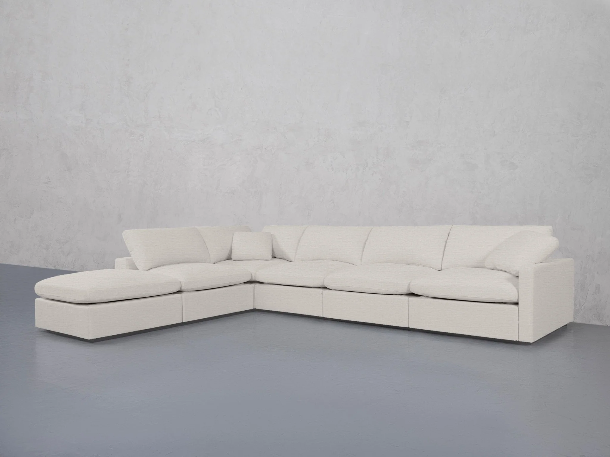6-Seat Modular Corner Lounger Sectional (Thin Arms) - Image 16