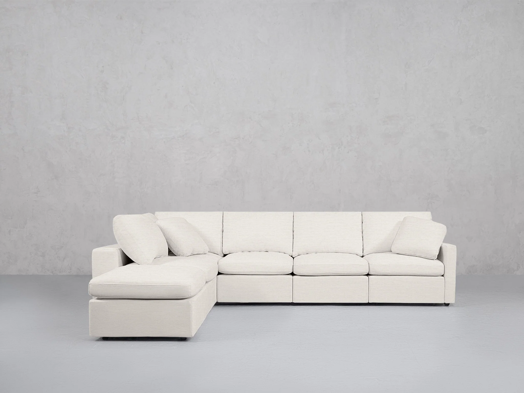6-Seat Modular Corner Lounger Sectional (Thin Arms) - Image 17