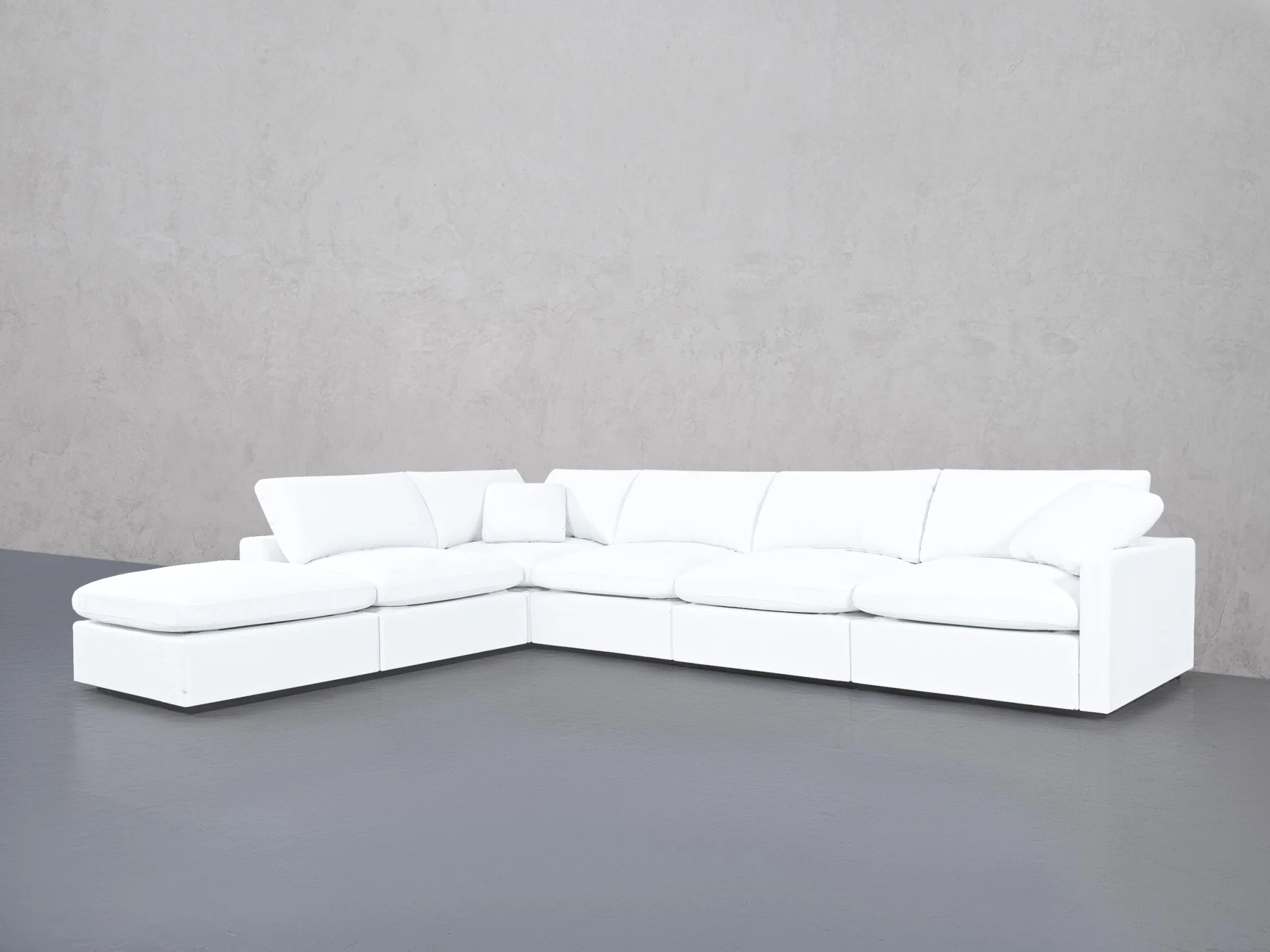 6-Seat Modular Corner Lounger Sectional (Thin Arms) - Image 2