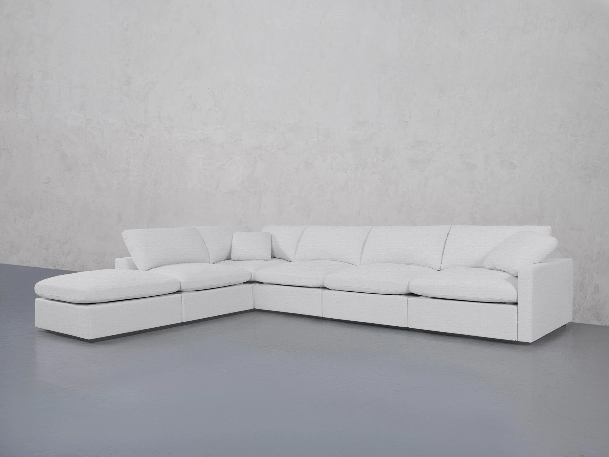 6-Seat Modular Corner Lounger Sectional (Thin Arms) - Image 23