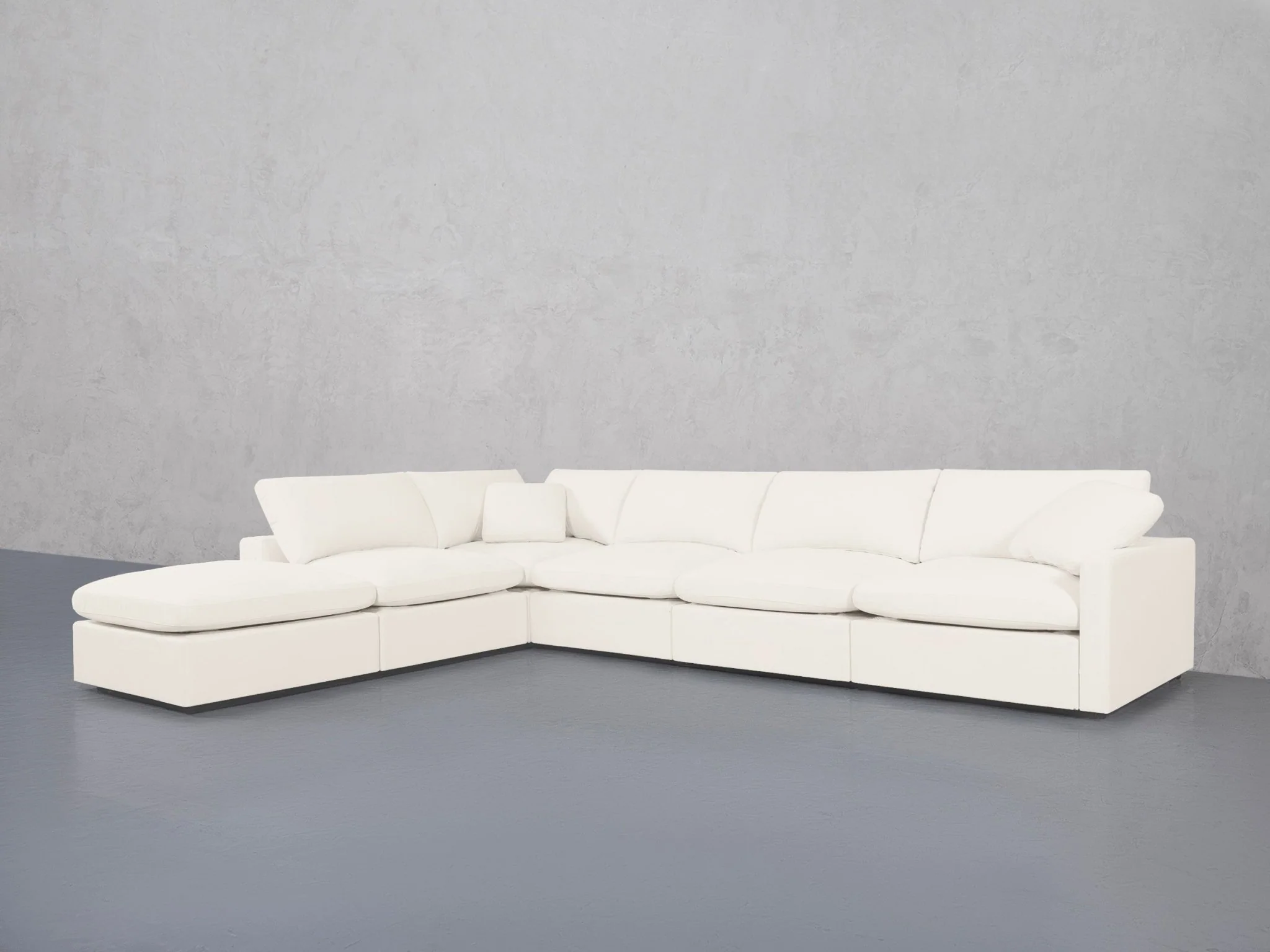6-Seat Modular Corner Lounger Sectional (Thin Arms) - Image 44