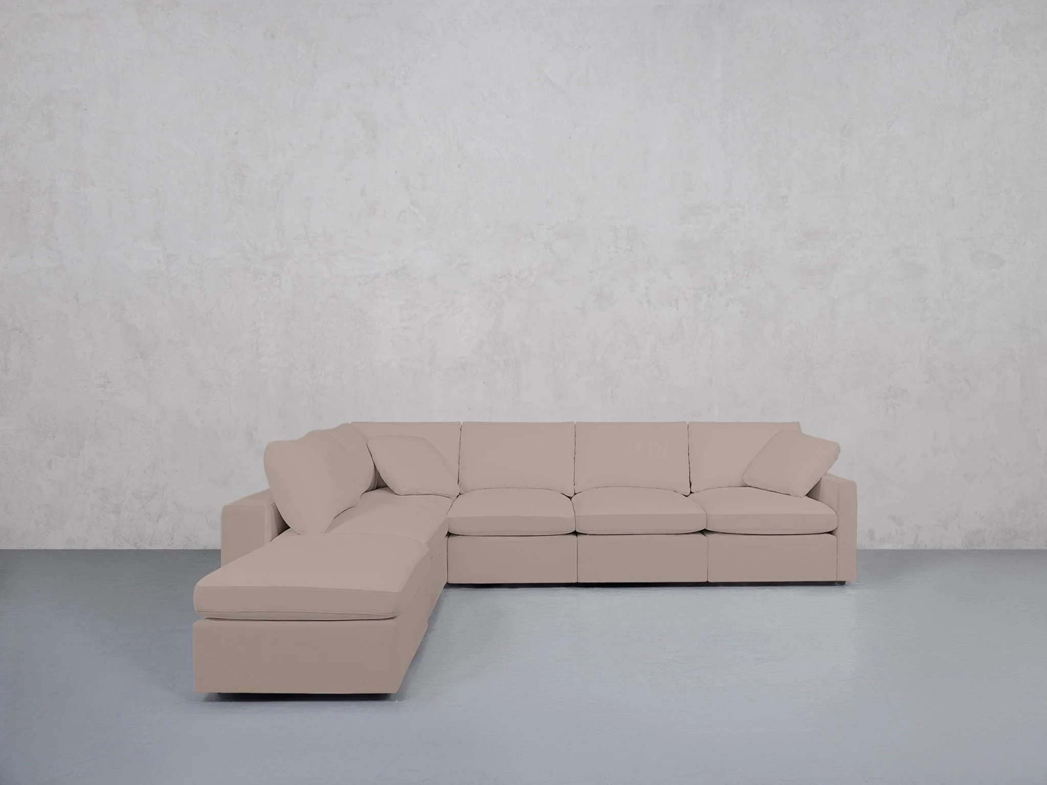6-Seat Modular Corner Lounger Sectional (Thin Arms) - Image 67