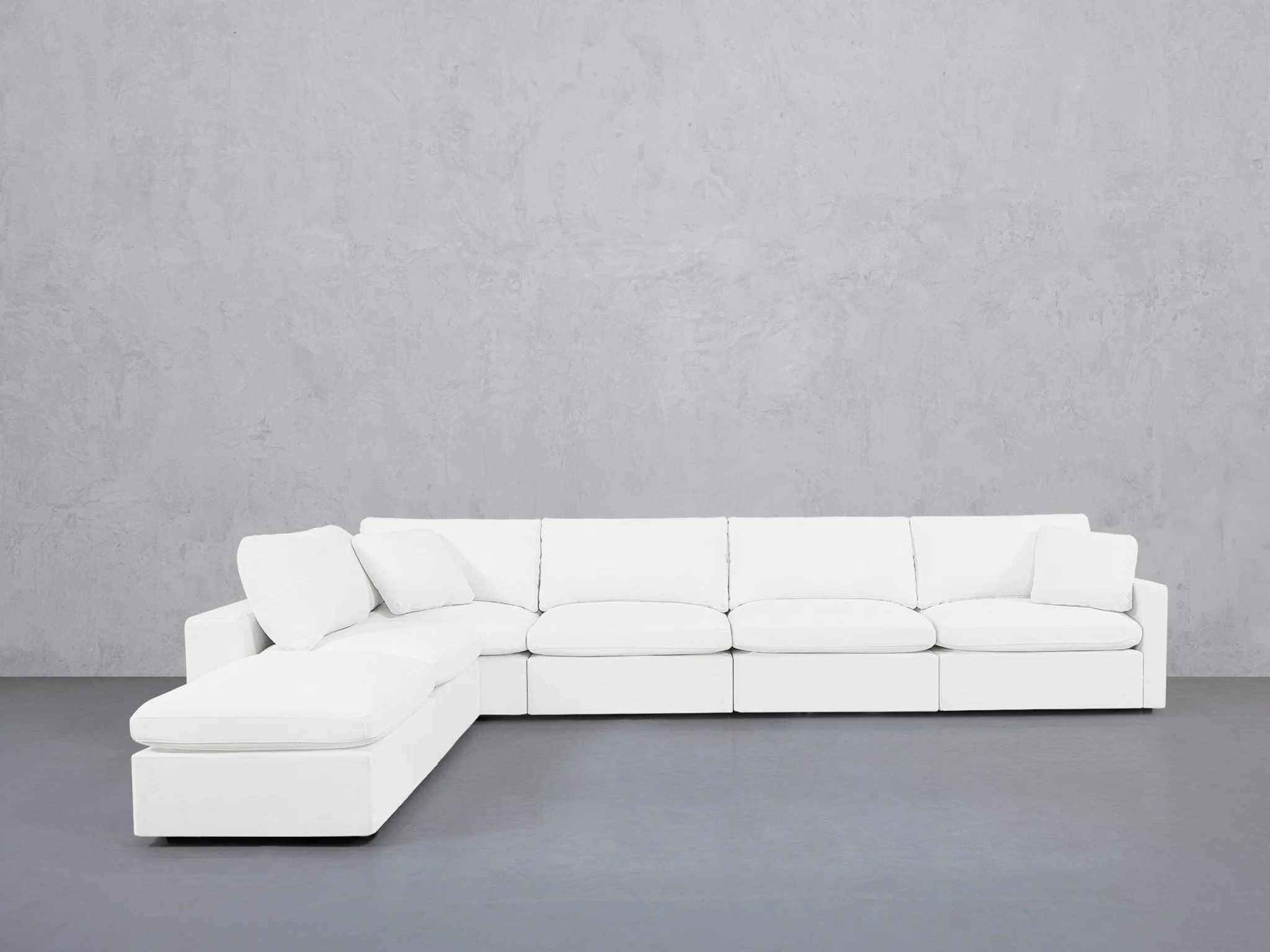6-Seat Modular Corner Lounger Sectional (Thin Arms) - Image 8