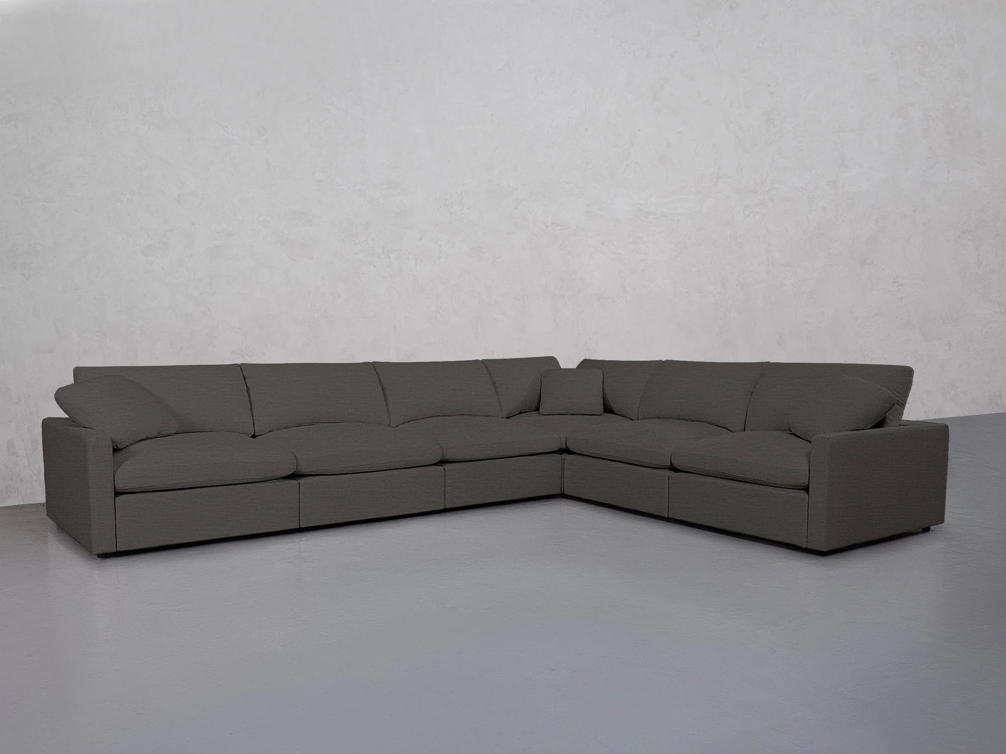 6-Seat Modular Corner Right Sectional (Thin Arms) - Image 30