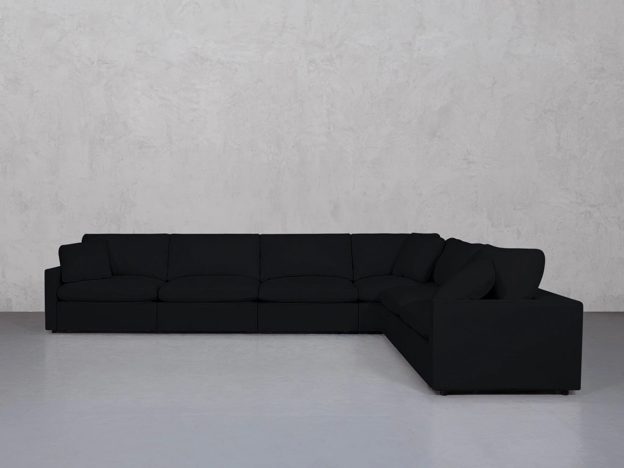 6-Seat Modular Corner Right Sectional (Thin Arms) - Image 36