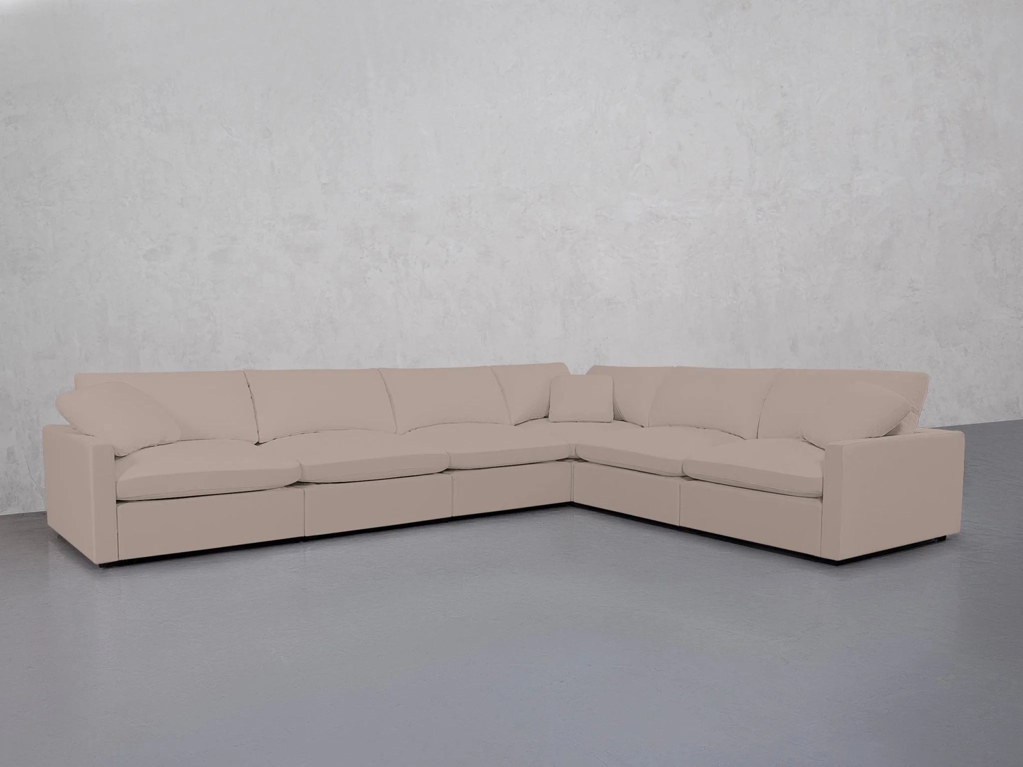 6-Seat Modular Corner Right Sectional (Thin Arms) - Image 65