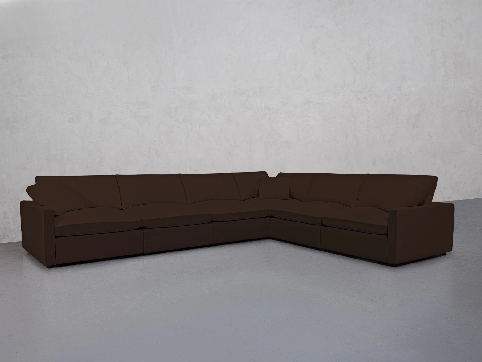 6-Seat Modular Corner Right Sectional (Thin Arms) - Image 79