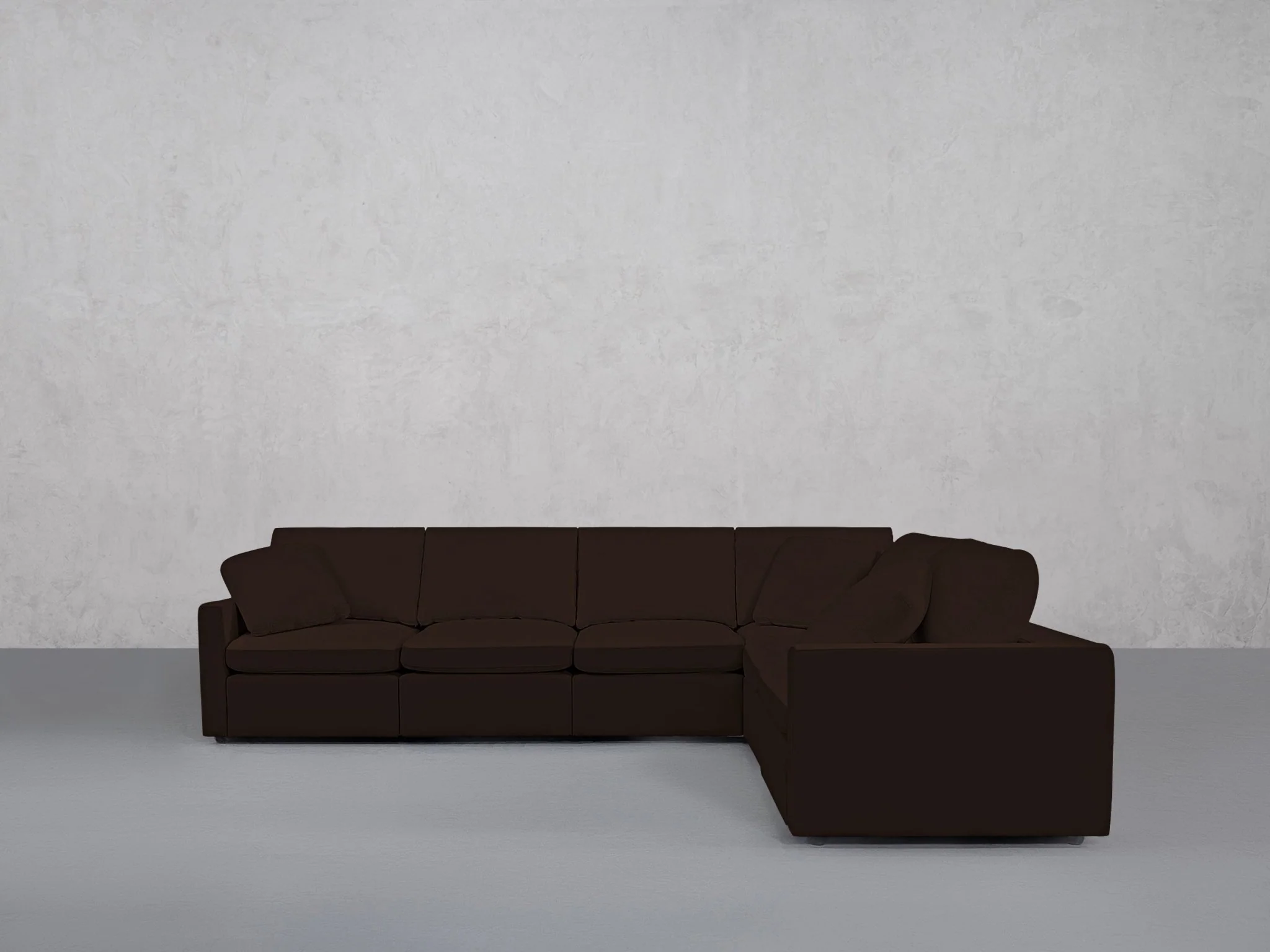 6-Seat Modular Corner Right Sectional (Thin Arms) - Image 80