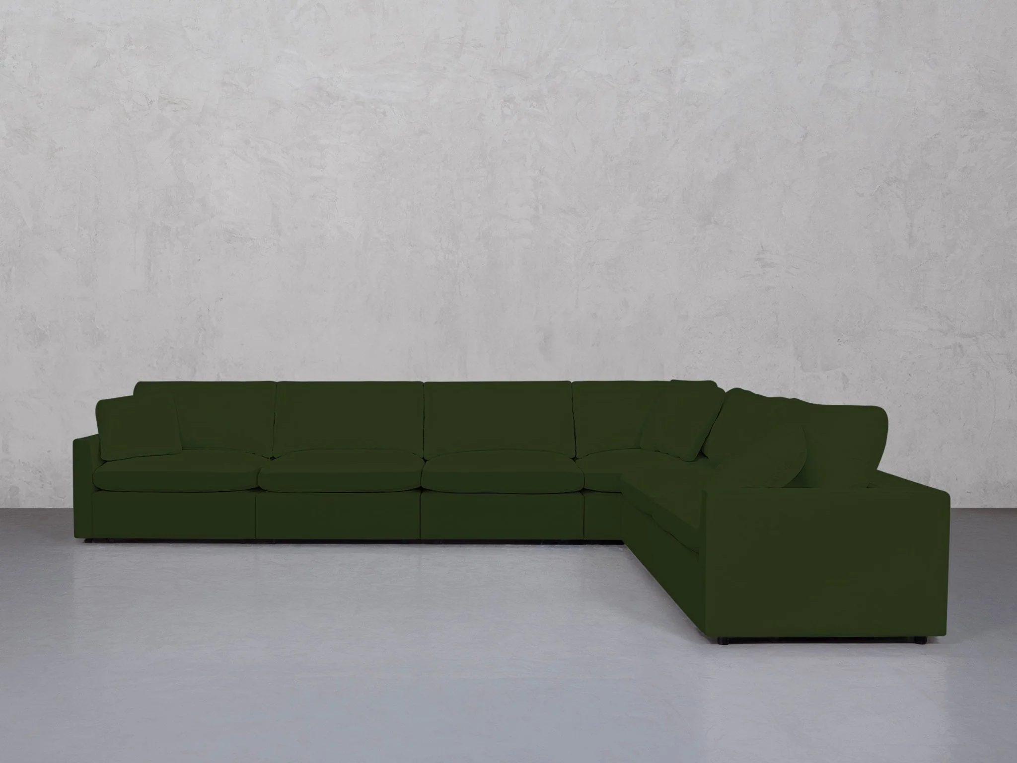 6-Seat Modular Corner Right Sectional (Thin Arms) - Image 85