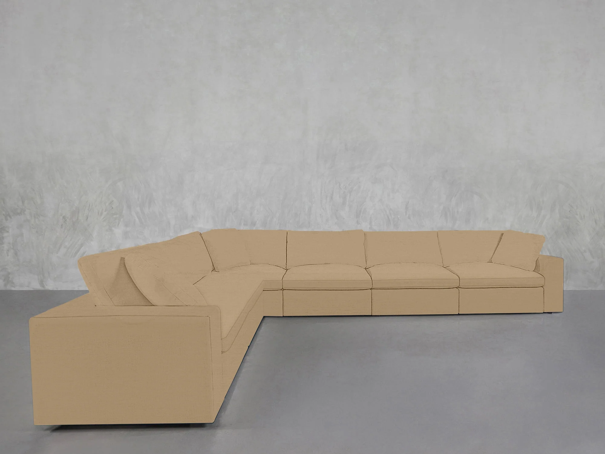 6-Seat Modular Corner Sectional - Image 129