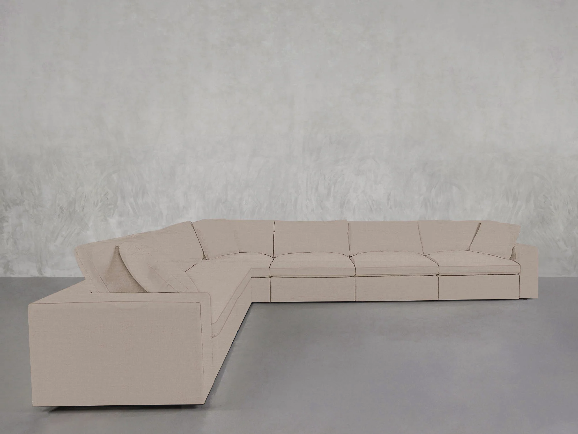 6-Seat Modular Corner Sectional - Image 139