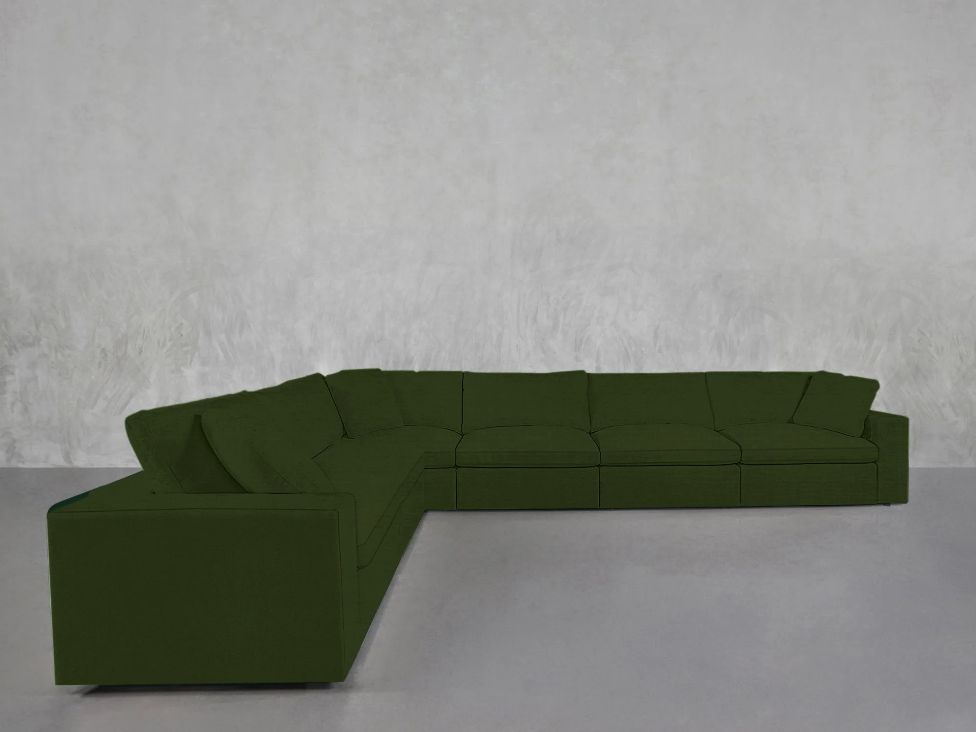 6-Seat Modular Corner Sectional - Image 172
