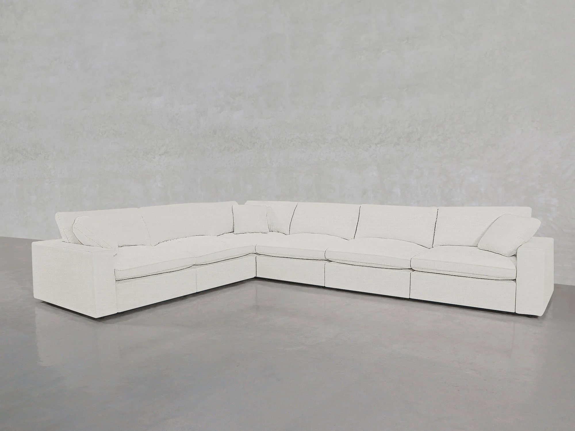 6-Seat Modular Corner Sectional - Image 195