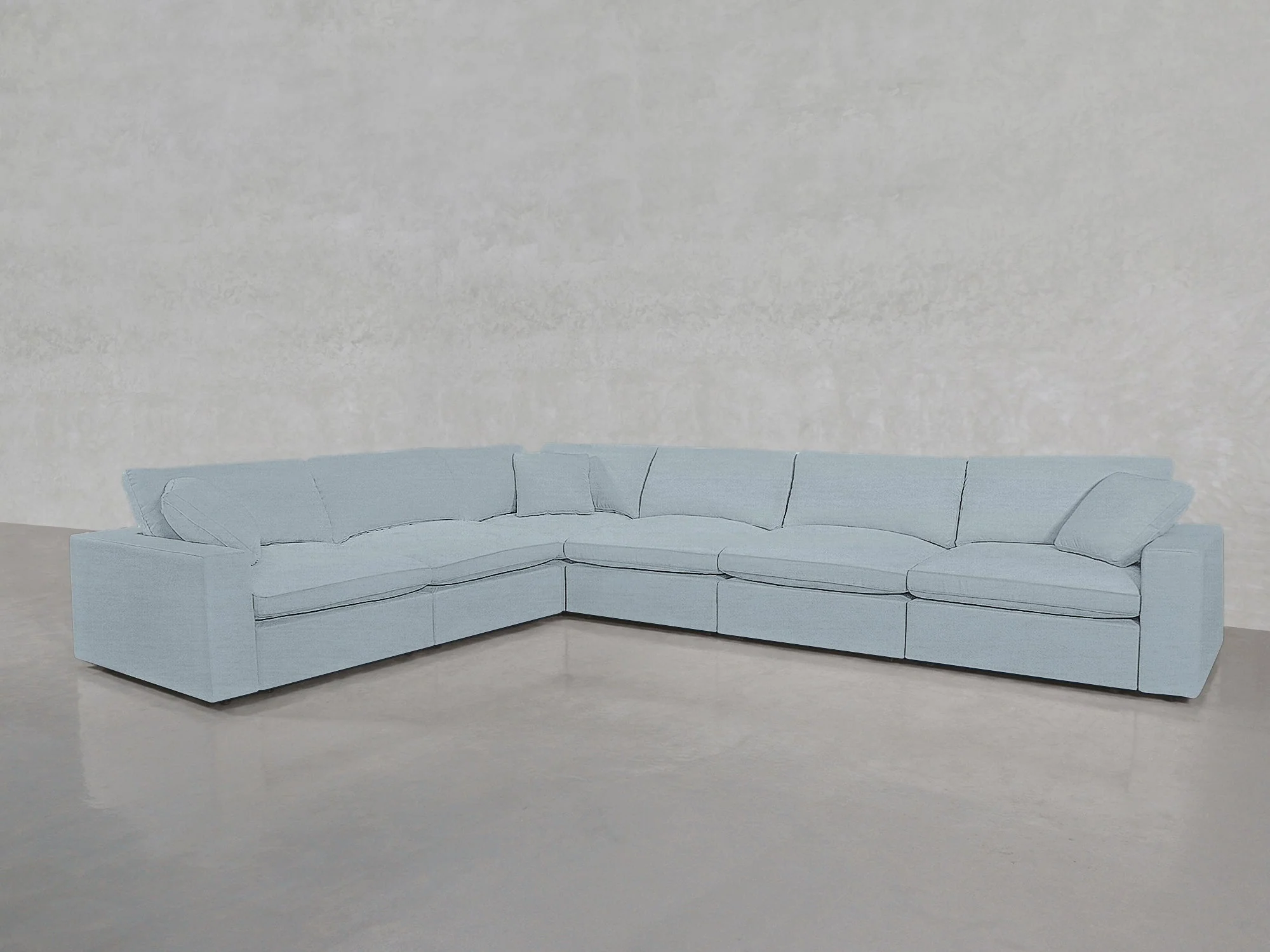 6-Seat Modular Corner Sectional - Image 226