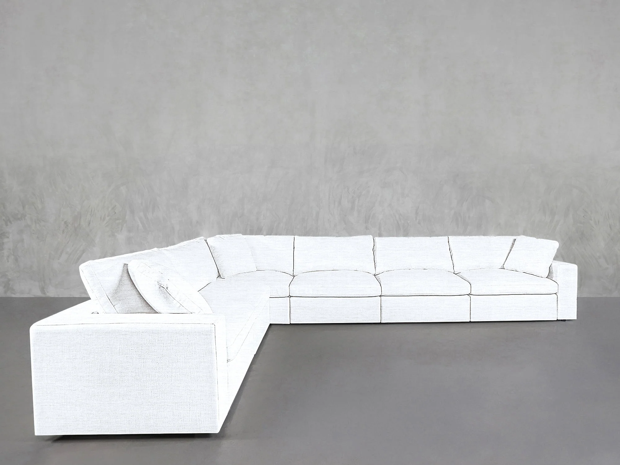 6-Seat Modular Corner Sectional - Image 31