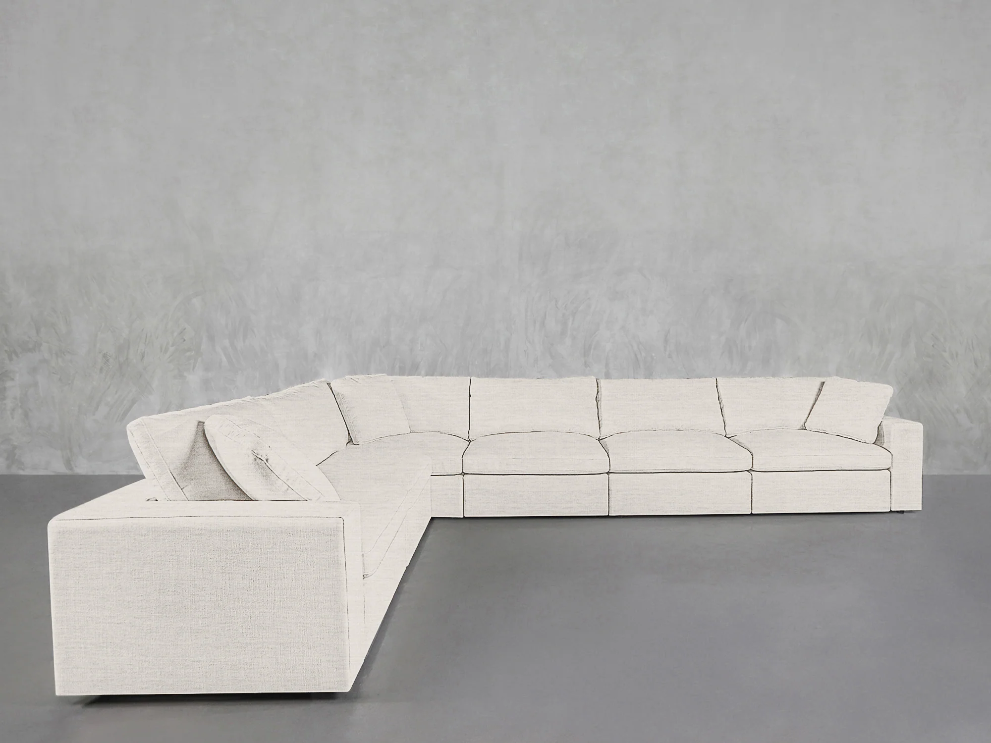 6-Seat Modular Corner Sectional - Image 53