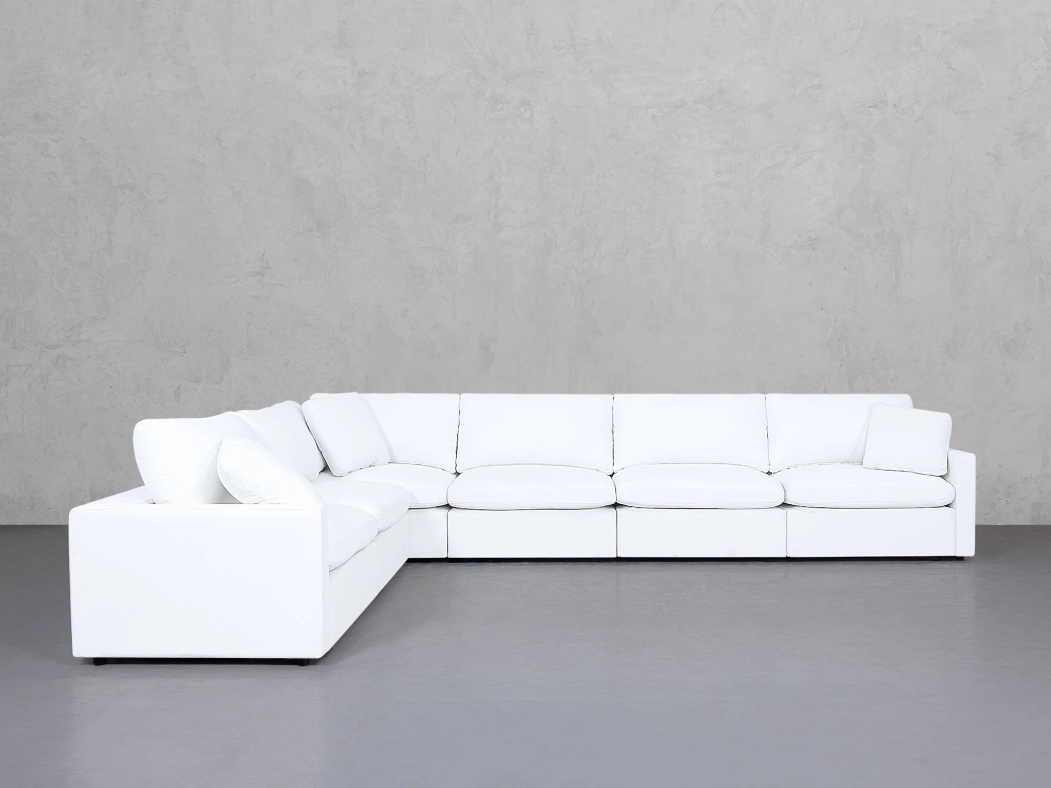 6-Seat Modular Corner Sectional (Thin Arms)