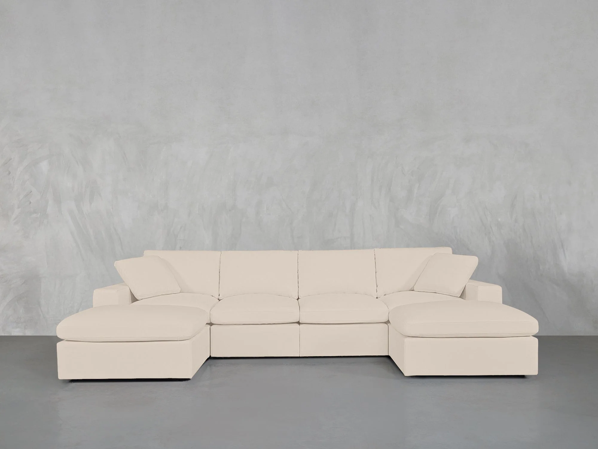 6-Seat Modular Double Chaise Sectional - Image 118