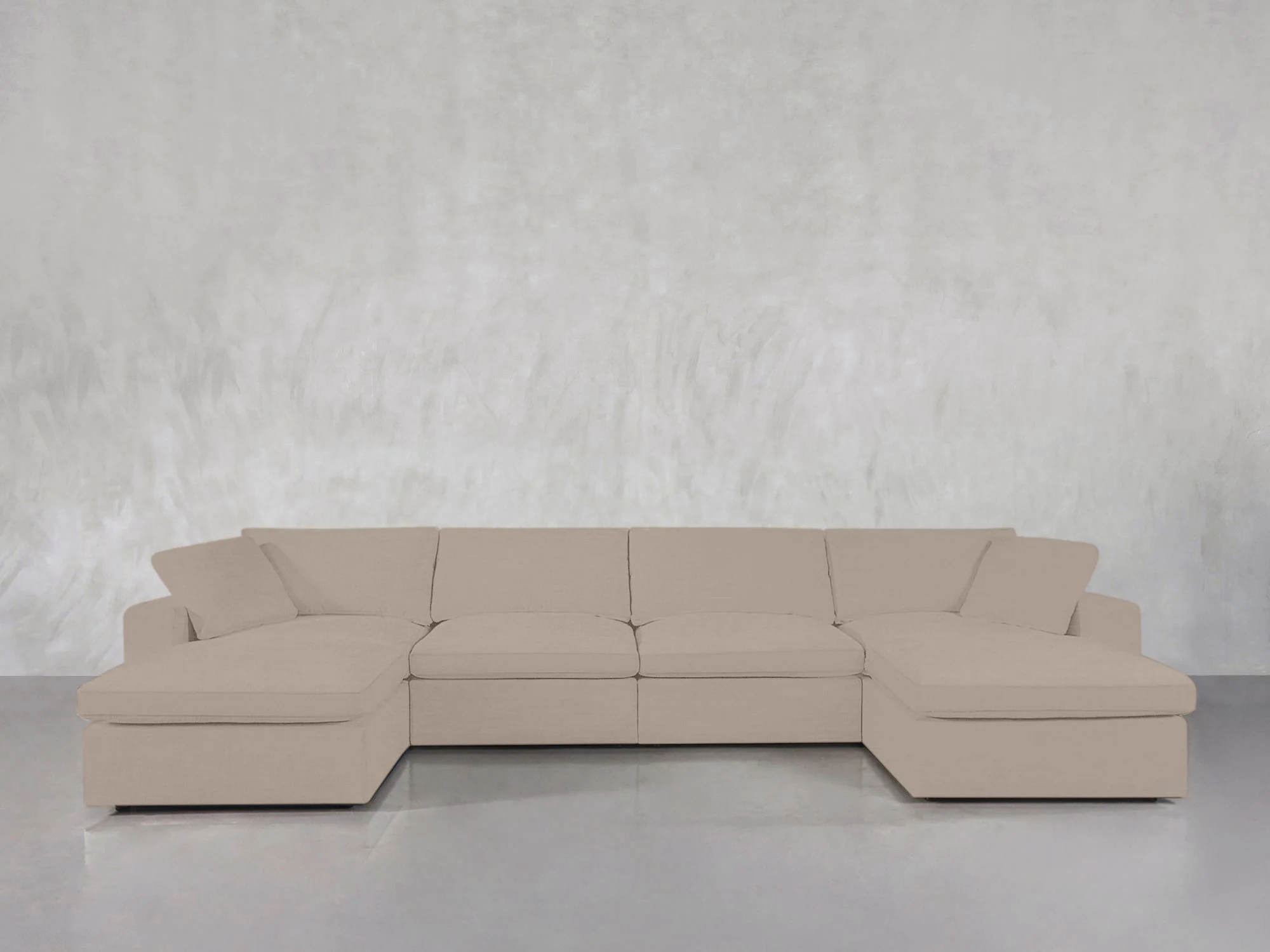 6-Seat Modular Double Chaise Sectional - Image 137