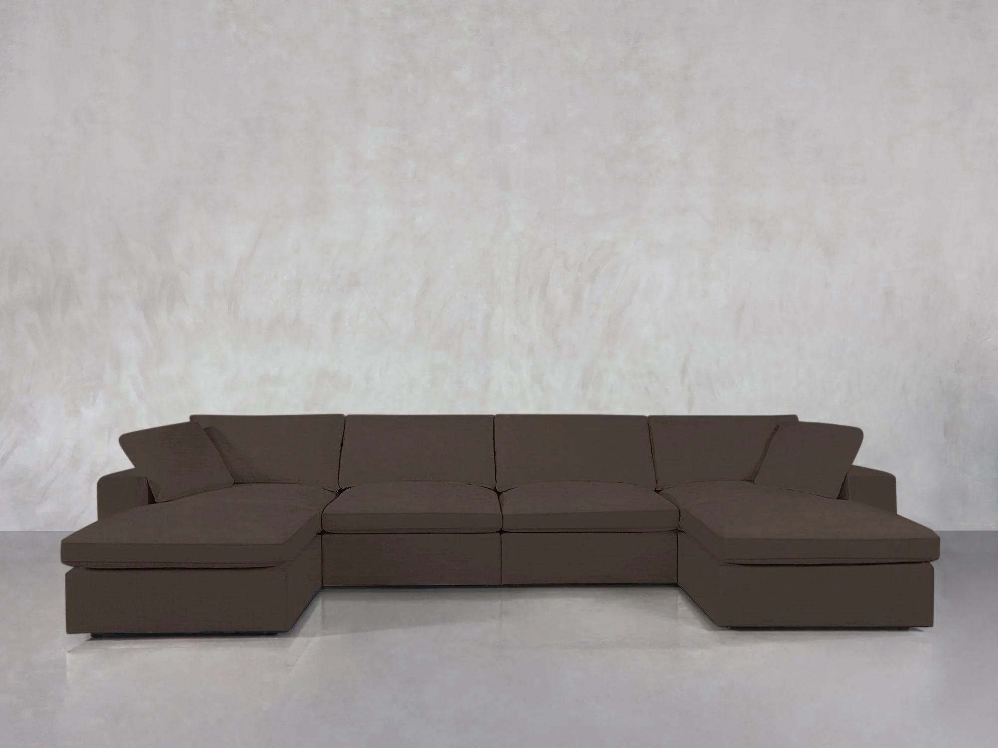 6-Seat Modular Double Chaise Sectional - Image 148