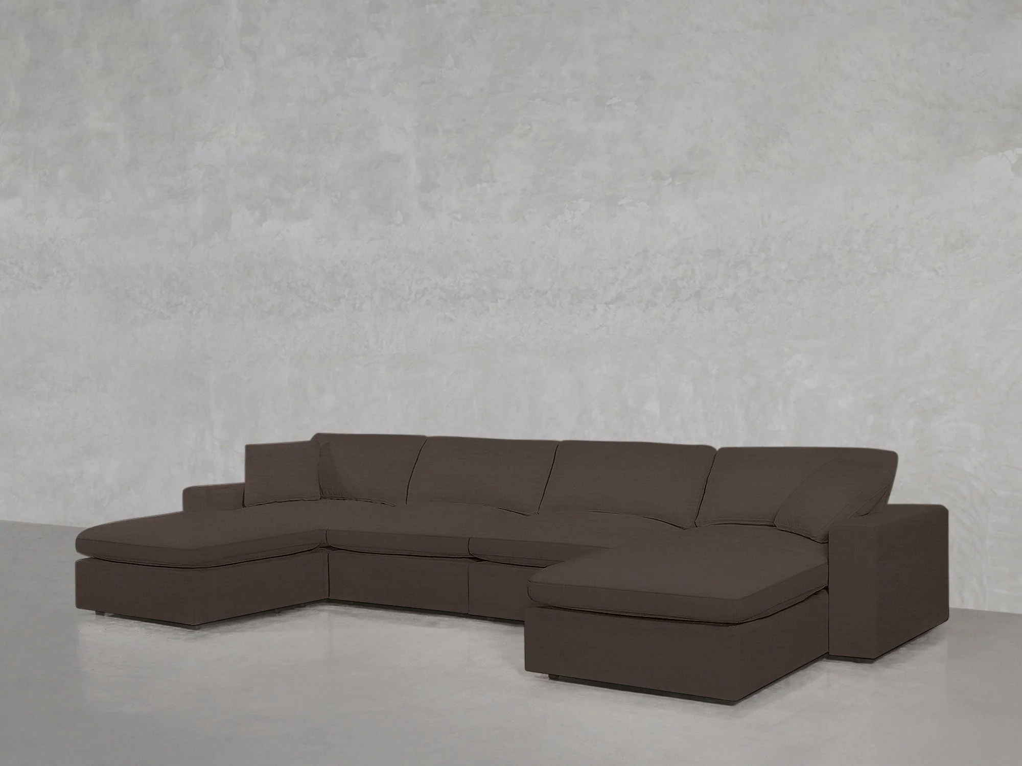 6-Seat Modular Double Chaise Sectional - Image 149