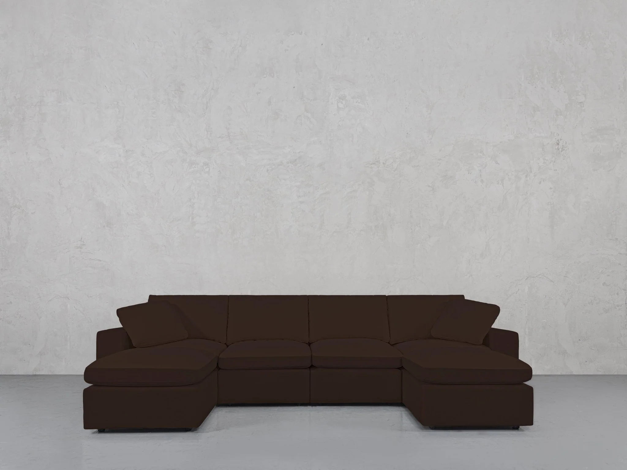 6-Seat Modular Double Chaise Sectional - Image 162