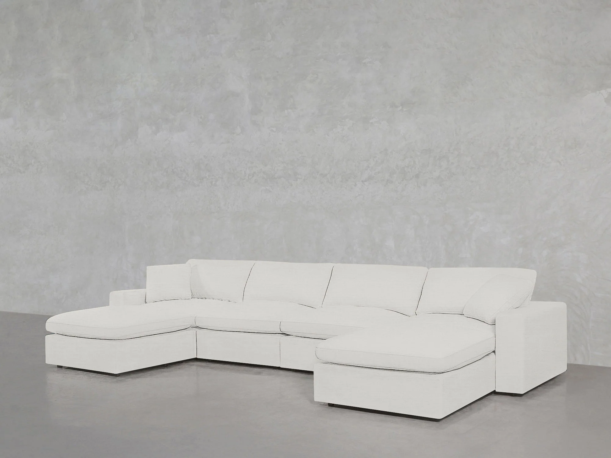 6-Seat Modular Double Chaise Sectional - Image 194