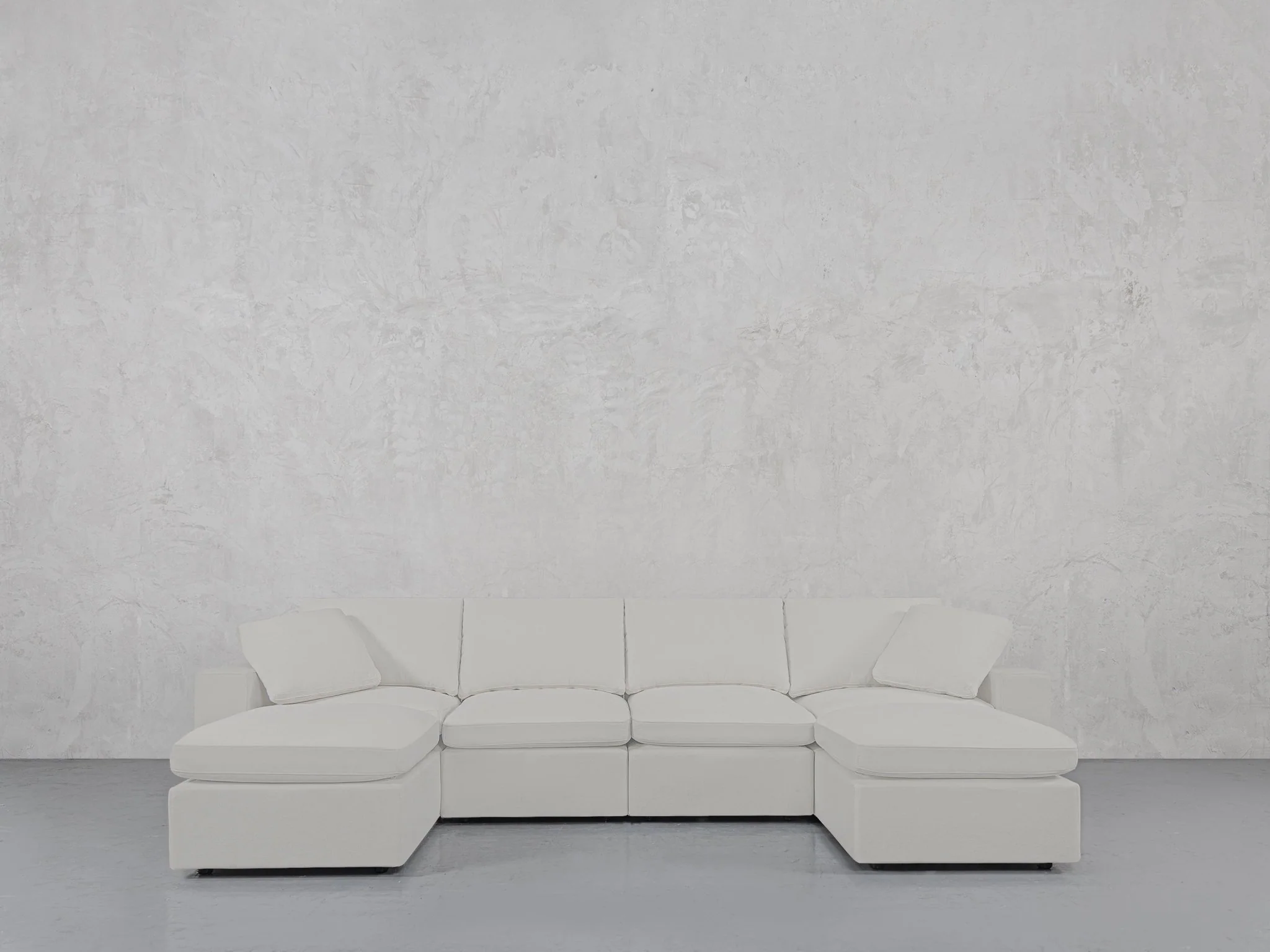6-Seat Modular Double Chaise Sectional - Image 195