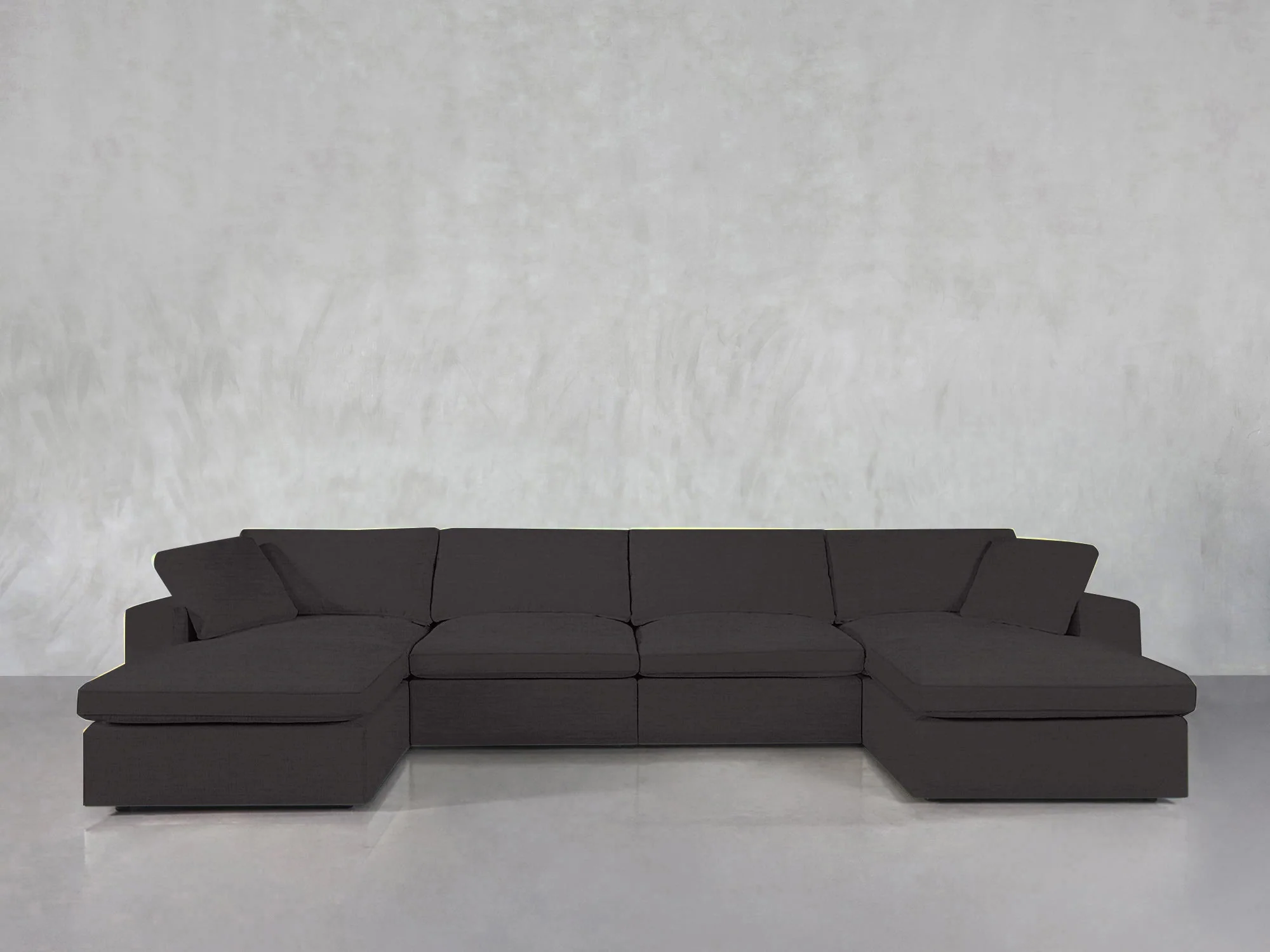 6-Seat Modular Double Chaise Sectional - Image 203