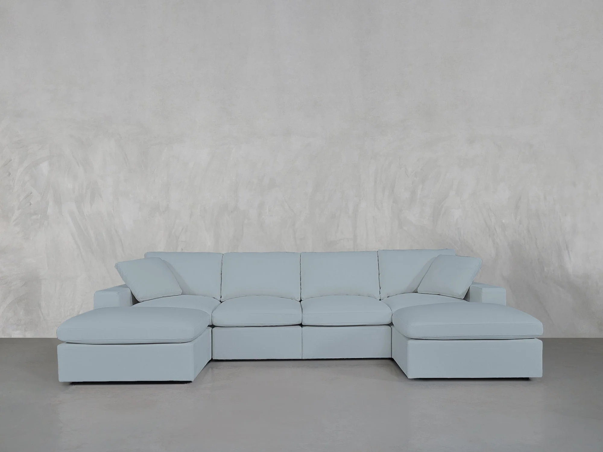 6-Seat Modular Double Chaise Sectional - Image 227