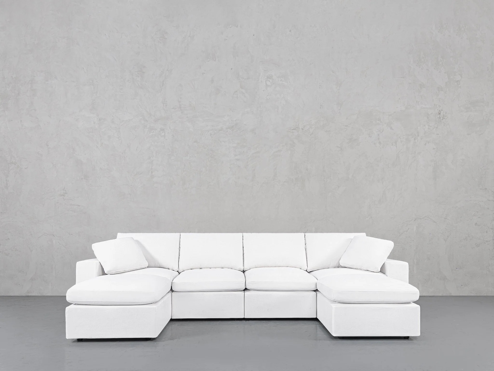 6-Seat Modular Double Chaise Sectional - Image 4