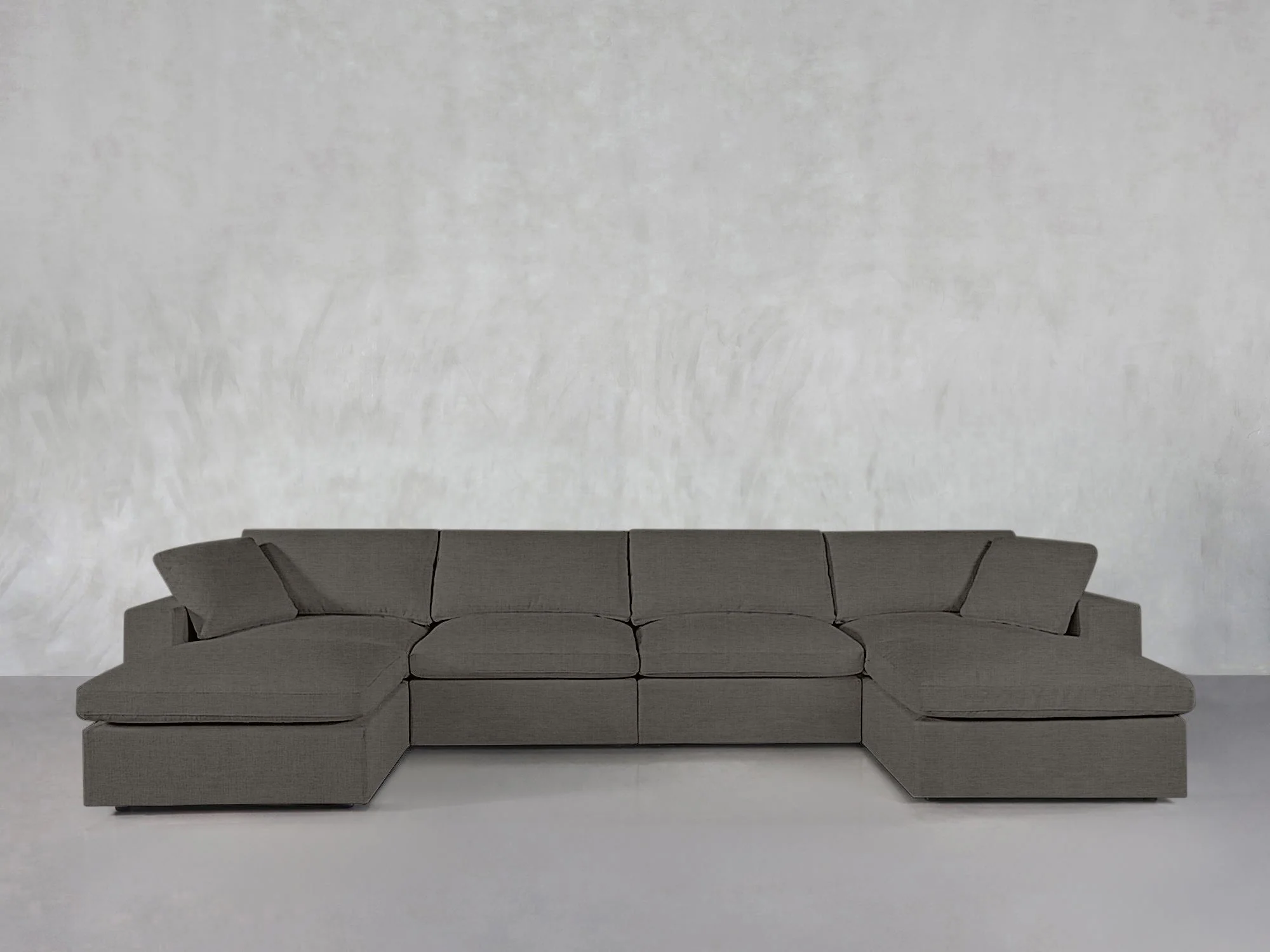 6-Seat Modular Double Chaise Sectional - Image 82