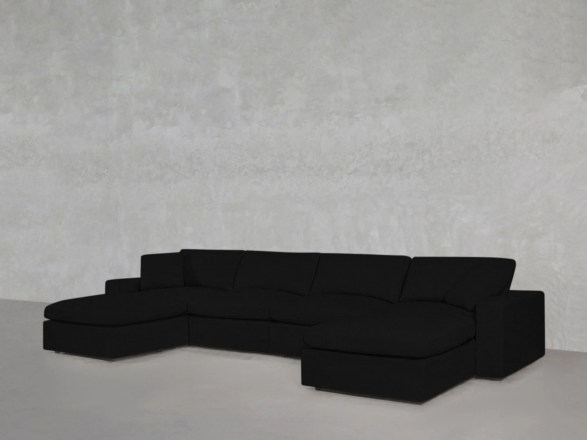 6-Seat Modular Double Chaise Sectional - Image 94