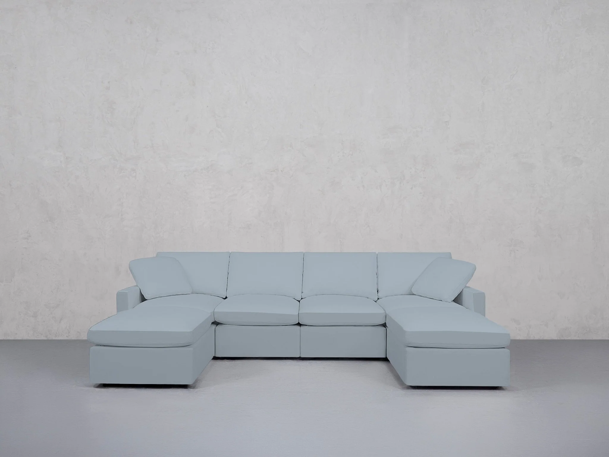 6-Seat Modular Double Chaise Sectional (Thin Arms) - Image 123