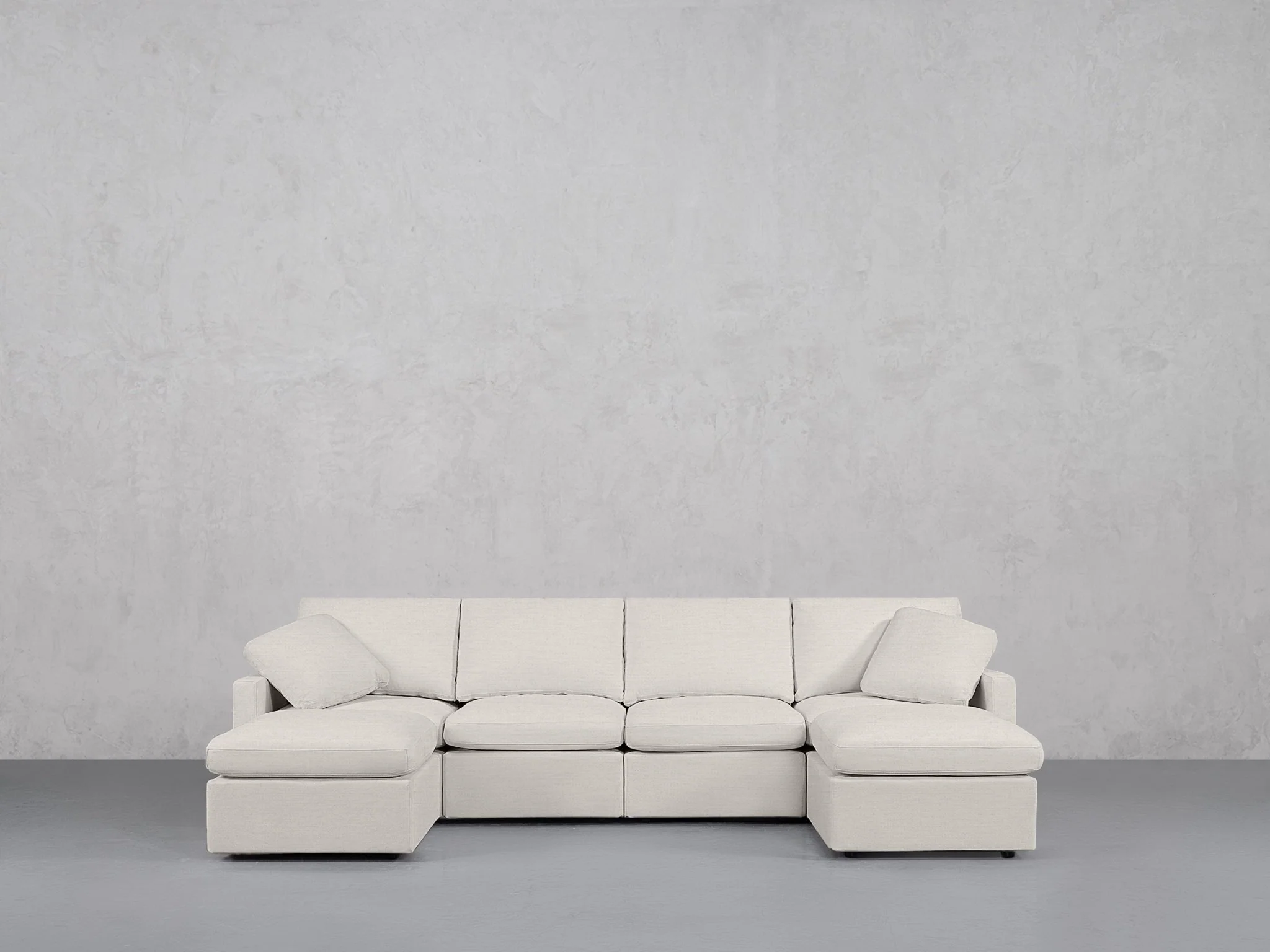 6-Seat Modular Double Chaise Sectional (Thin Arms) - Image 17