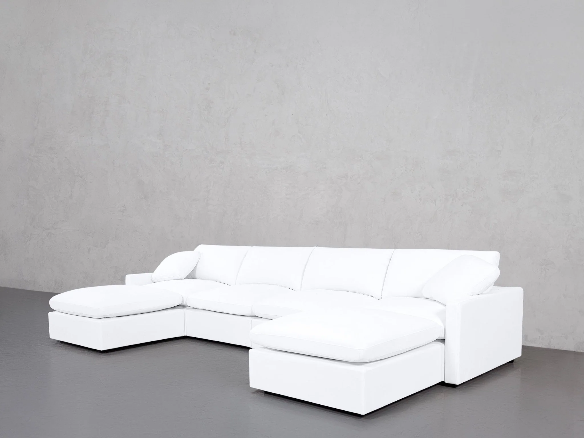6-Seat Modular Double Chaise Sectional (Thin Arms) - Image 2