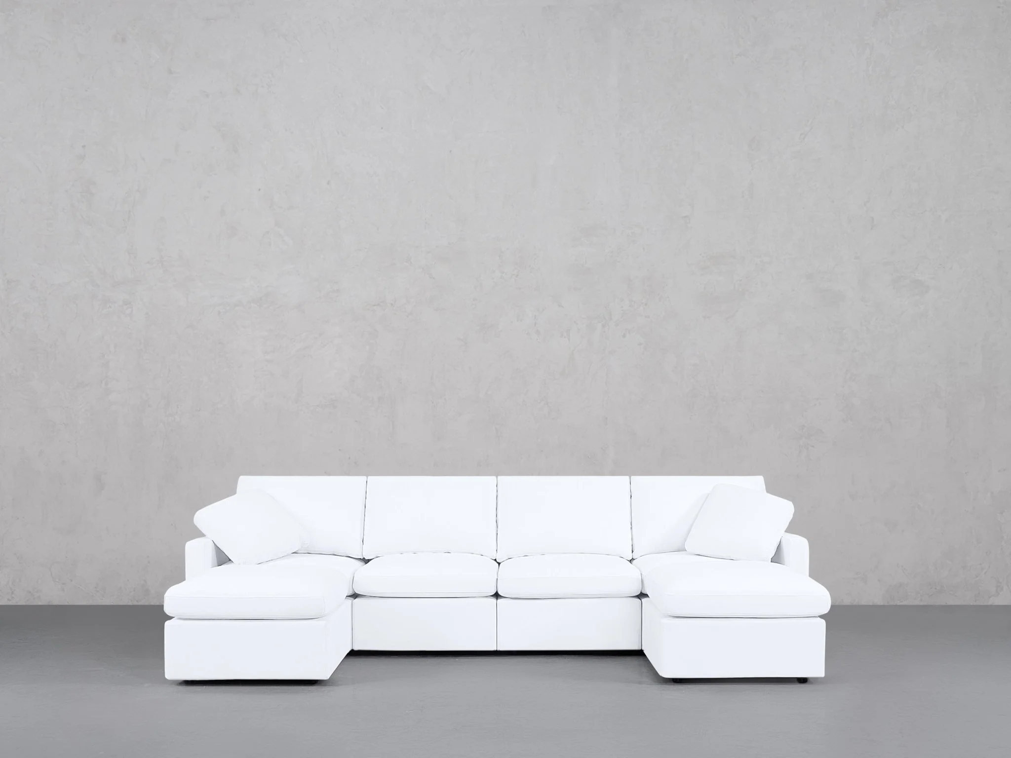 6-Seat Modular Double Chaise Sectional (Thin Arms) - Image 3