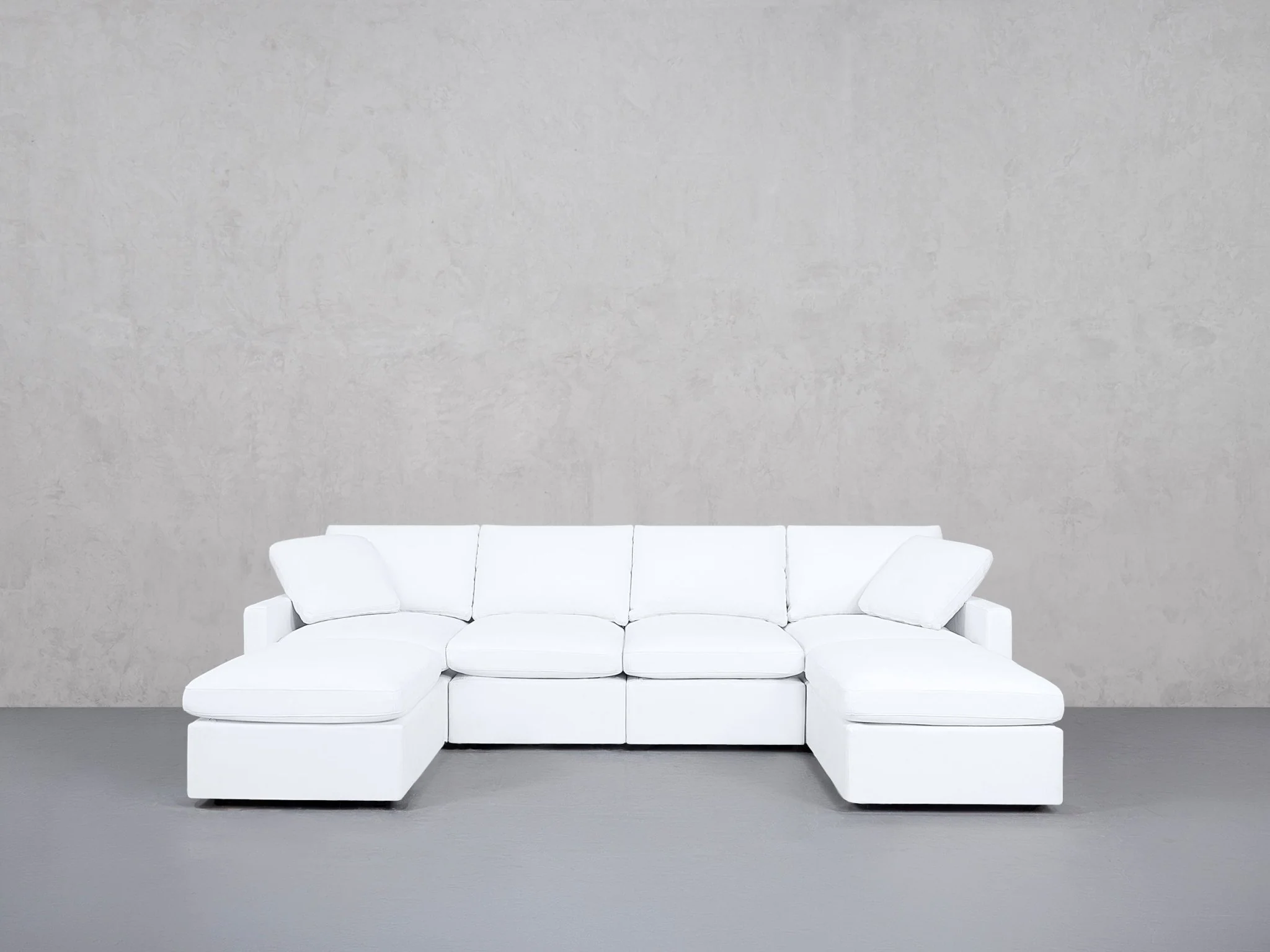6-Seat Modular Double Chaise Sectional (Thin Arms) - Image 4