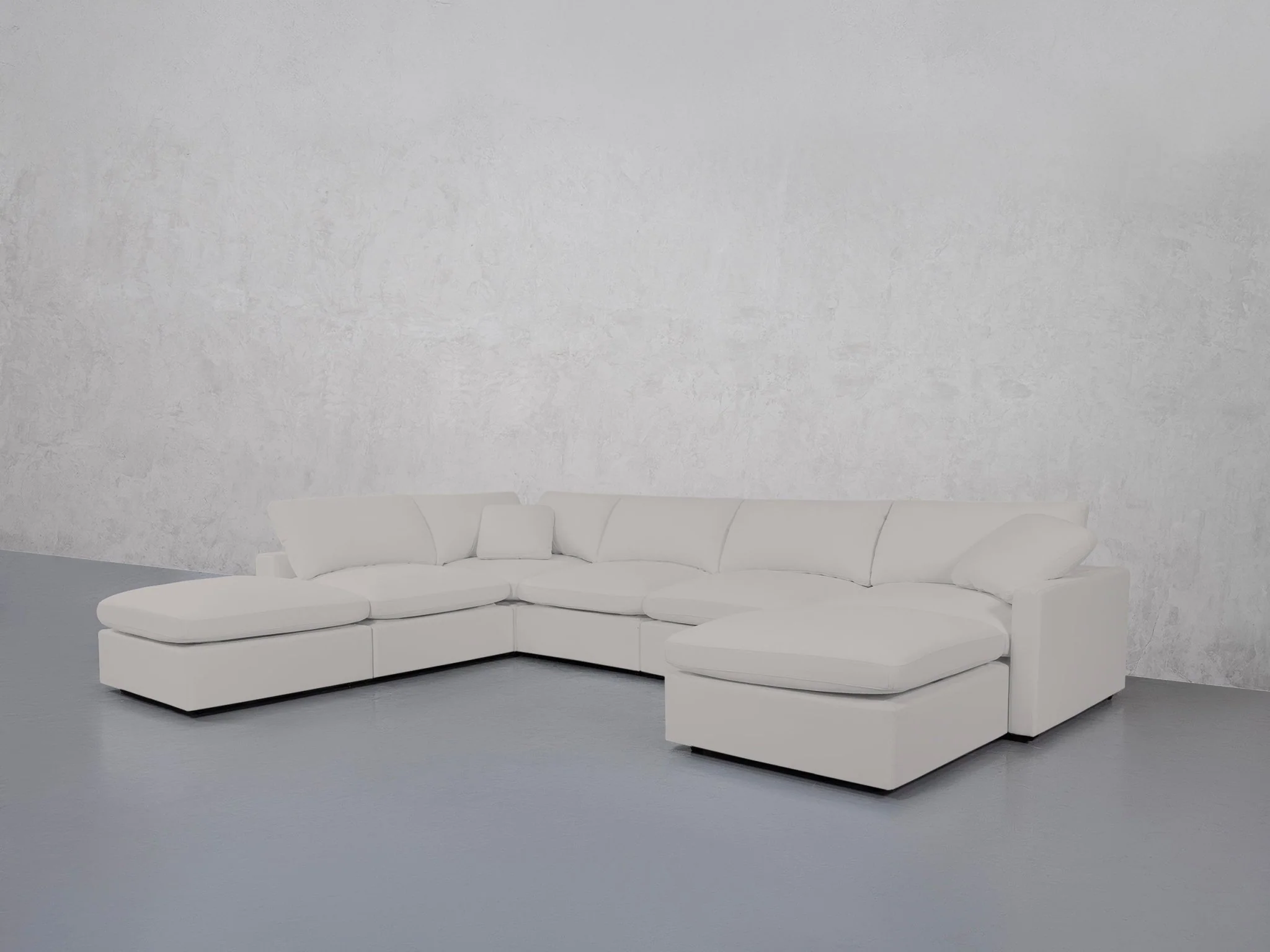 7-Seat Modular Chaise Corner Lounger Sectional (Thin Arm) - Image 100