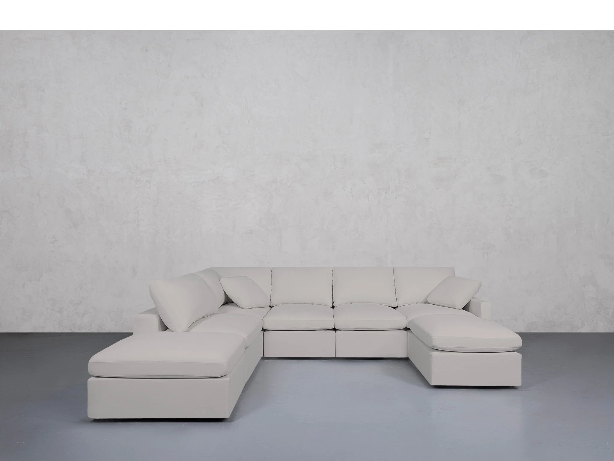 7-Seat Modular Chaise Corner Lounger Sectional (Thin Arm) - Image 102