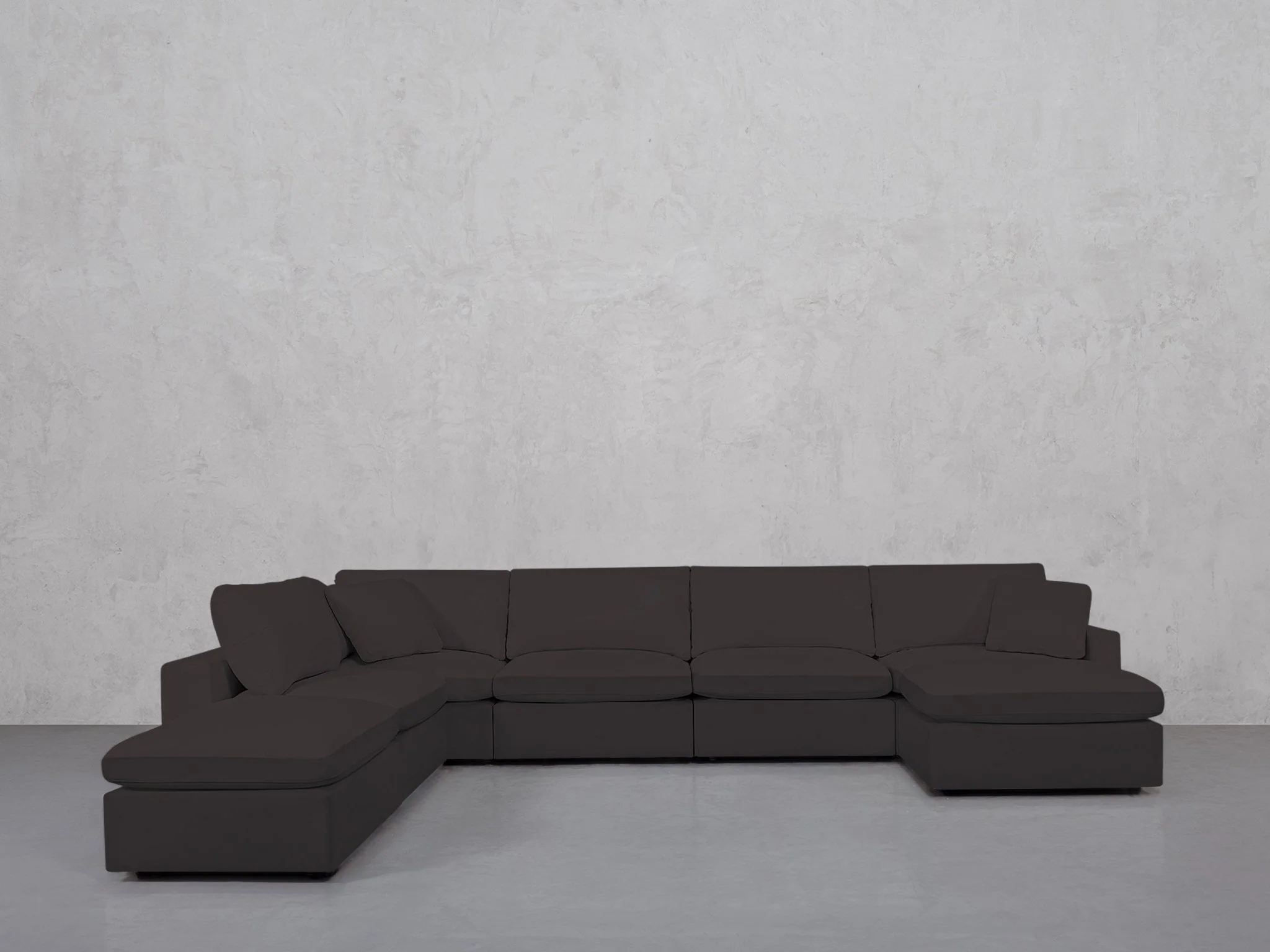 7-Seat Modular Chaise Corner Lounger Sectional (Thin Arm) - Image 106